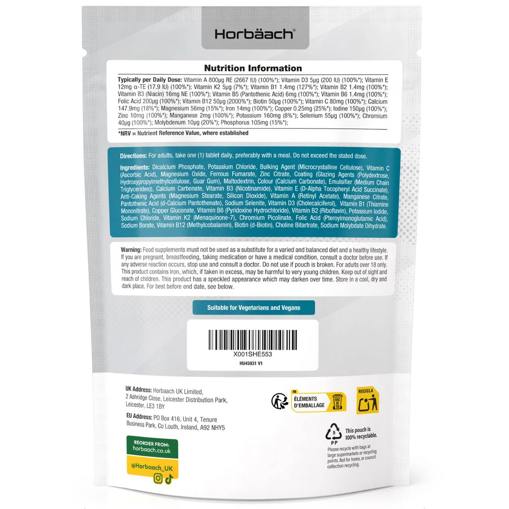Multivitamins and Mineral for Men 50 Plus | 180 Tablets - Image 4