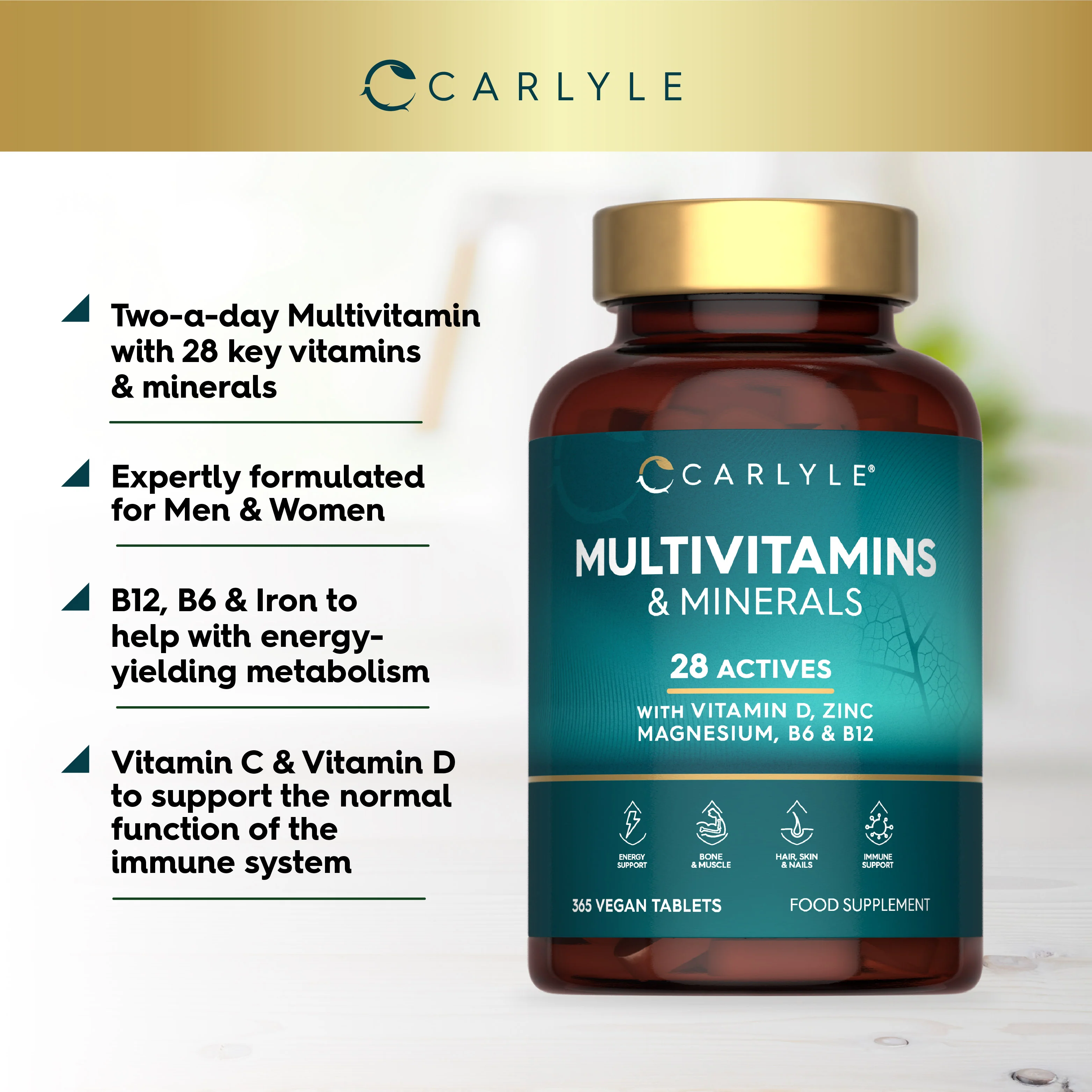 Multivitamins and Minerals | 365 Tablets - Image 2