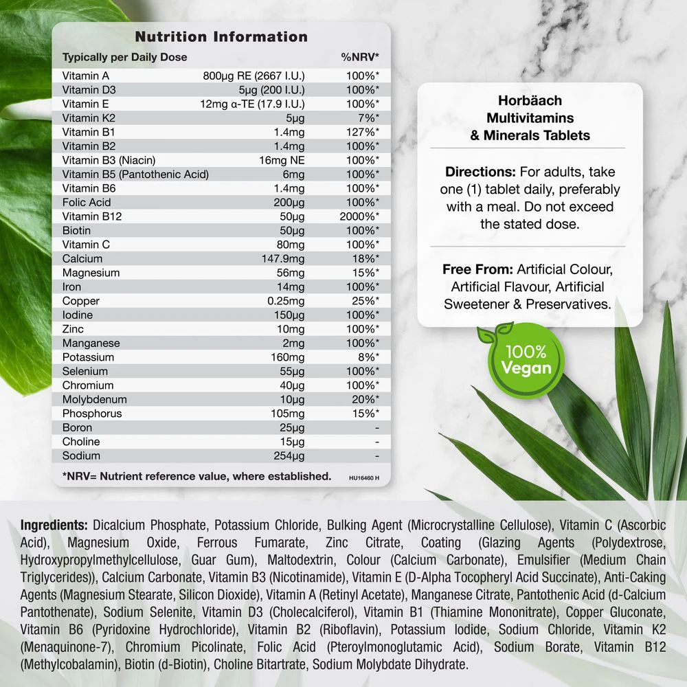 Multivitamins and Minerals | 400 Tablets - Image 3