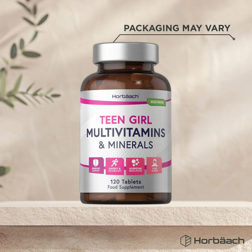 Multivitamins and Minerals for Teen Girls | 120 Tablets - Image 4