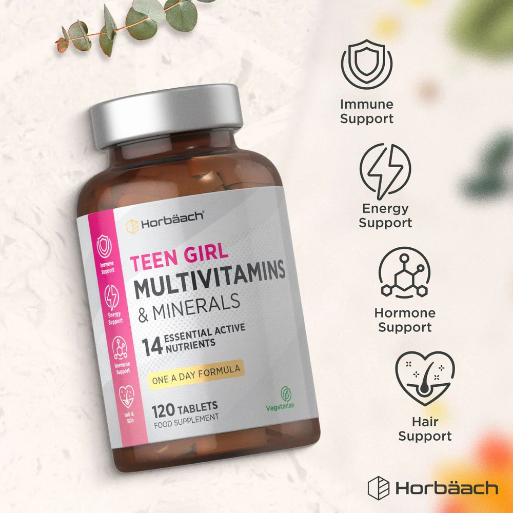 Multivitamins and Minerals for Teen Girls | 120 Tablets - Image 5