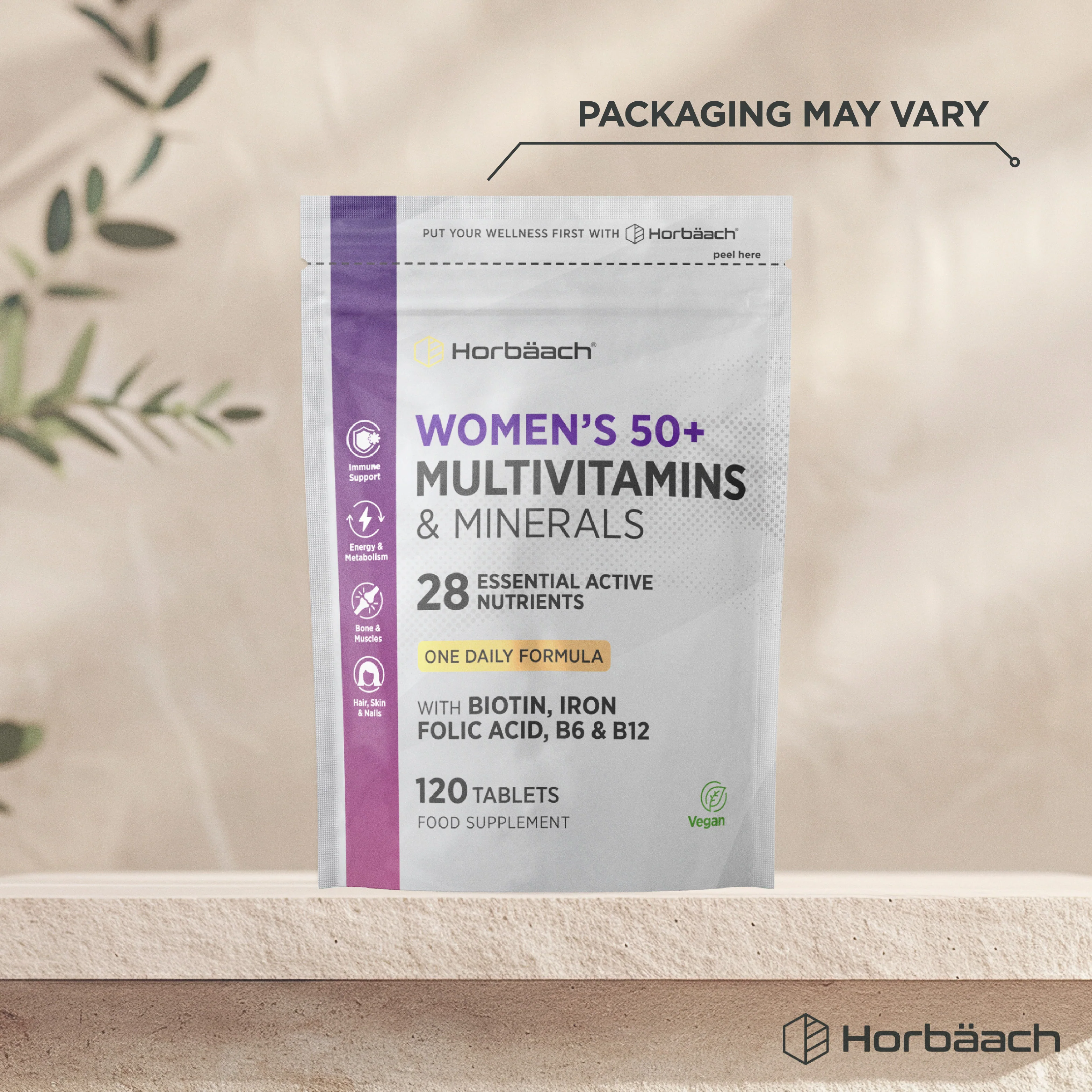 Multivitamins and Minerals for Women 50 Plus | 120 Tablets - Image 4