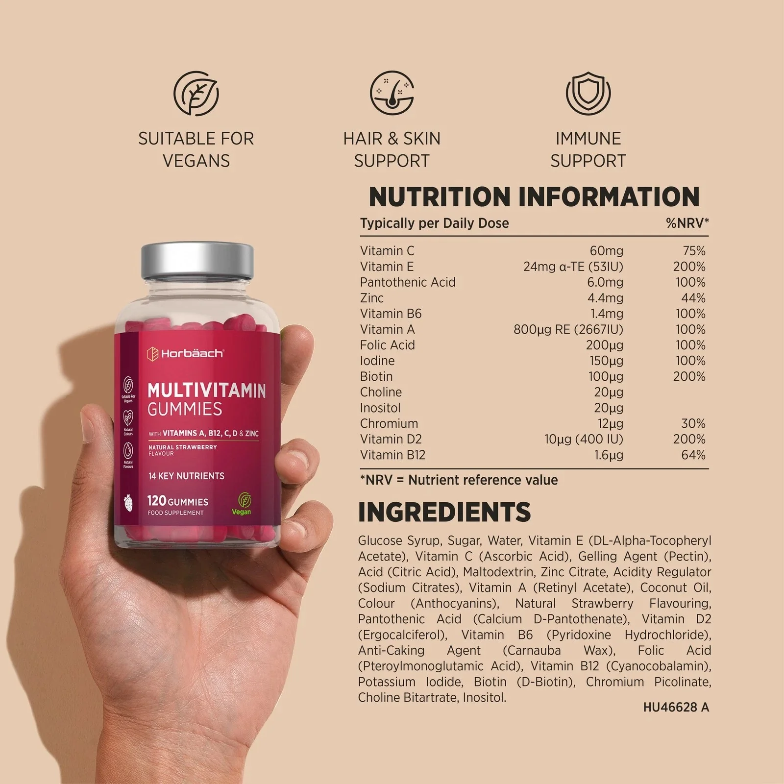 Multivitamins for Adults | 120 Gummies - Image 3