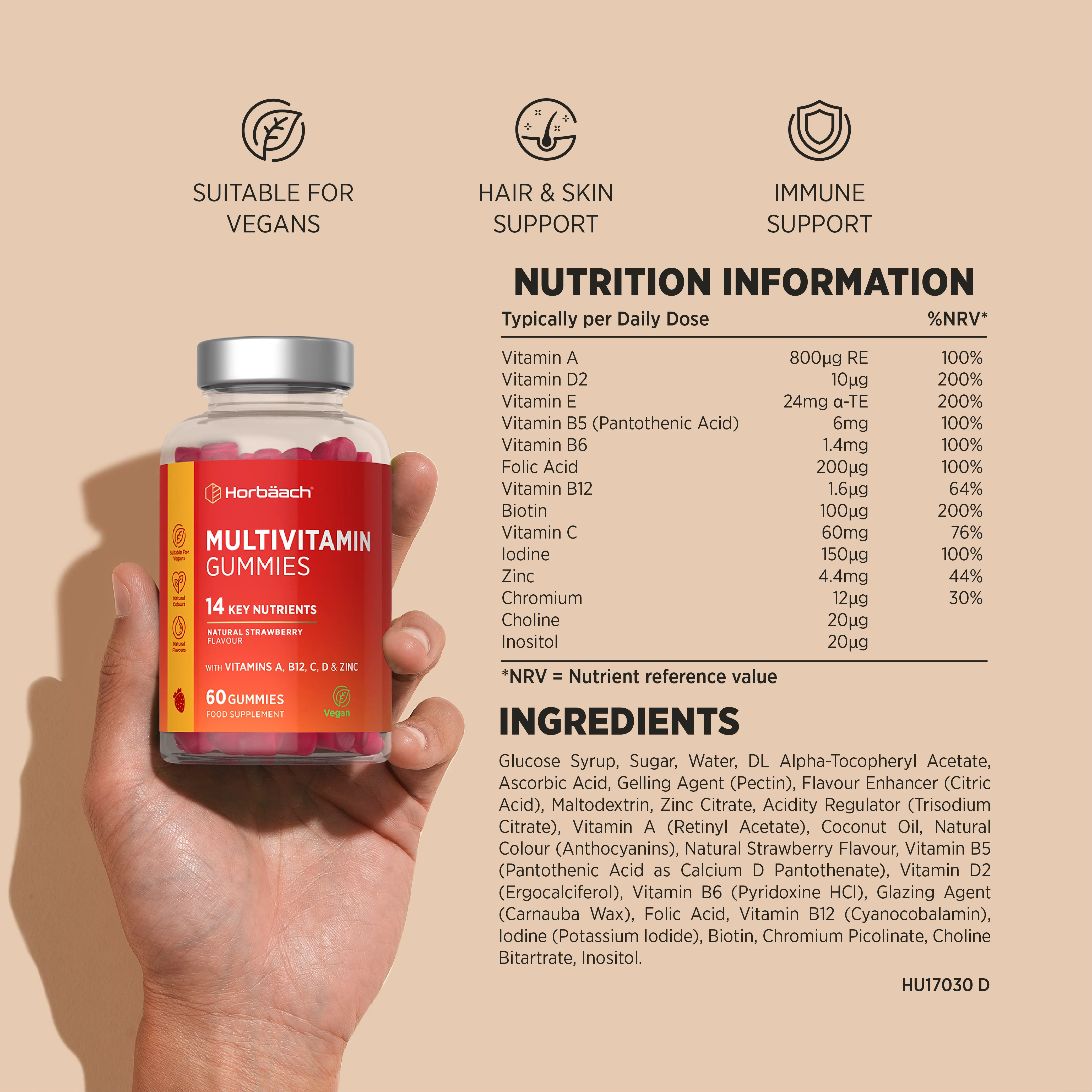 Multivitamins for Adults | 60 Gummies - Image 3