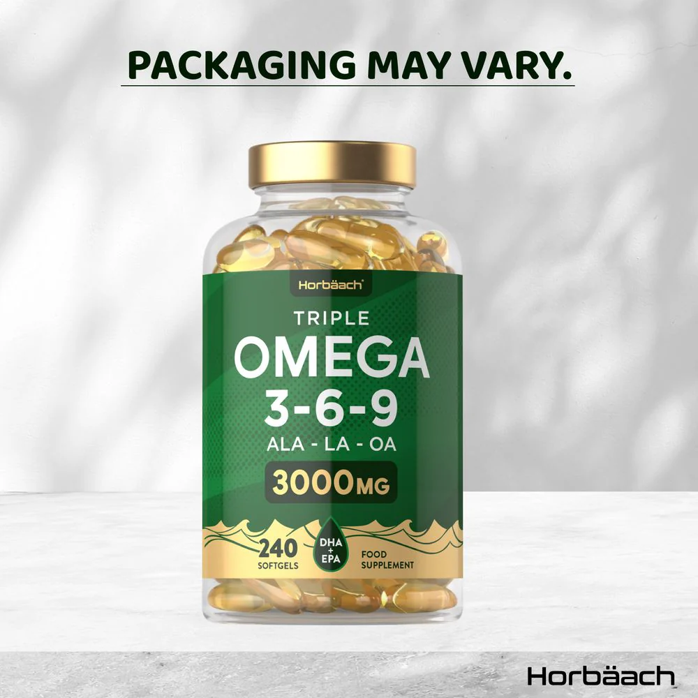 Omega 3-6-9 3000 mg with EPA, DHA & ALA | 240 Softgels - Image 5