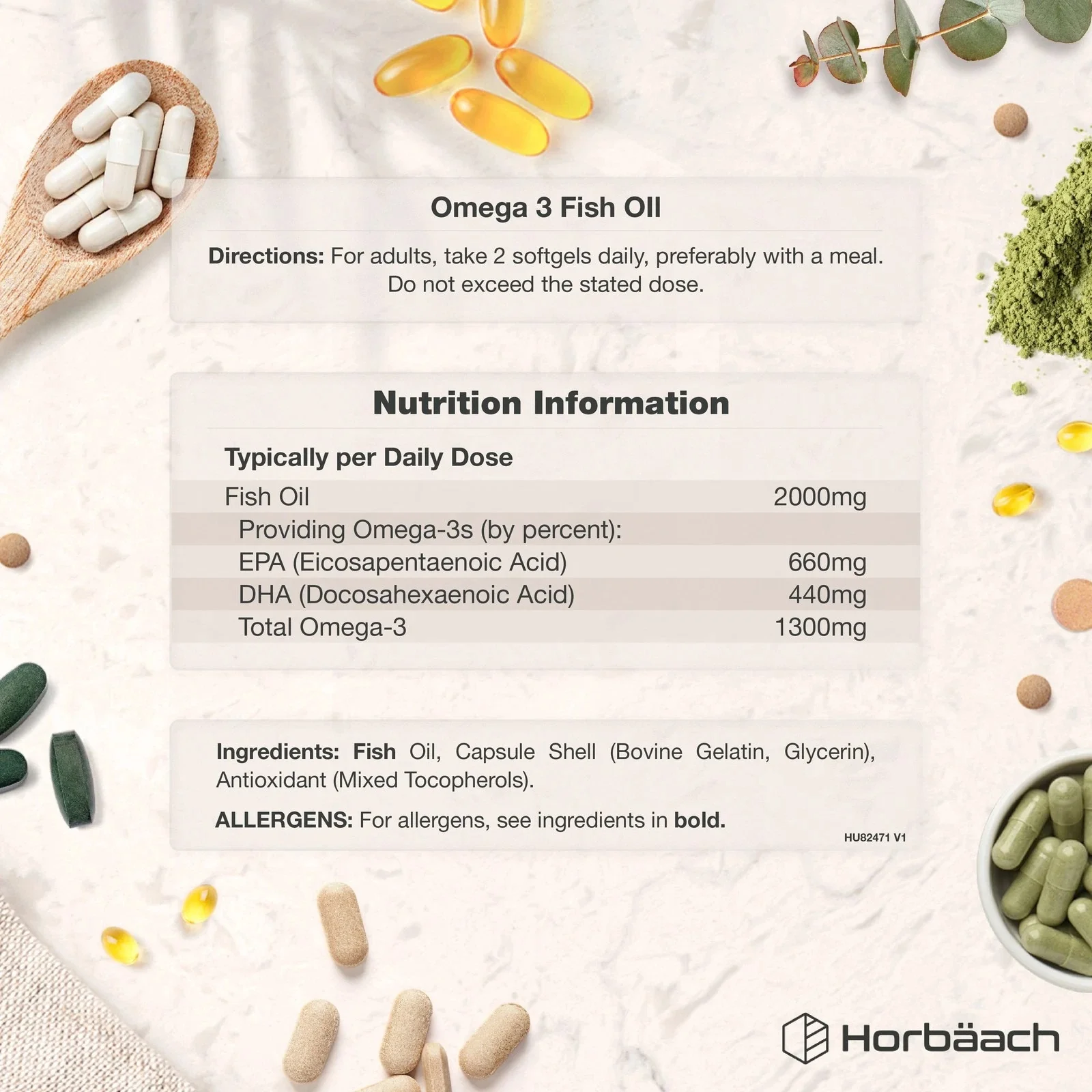 Omega 3 Fish Oil 2000 mg | 120 Softgels - Image 3