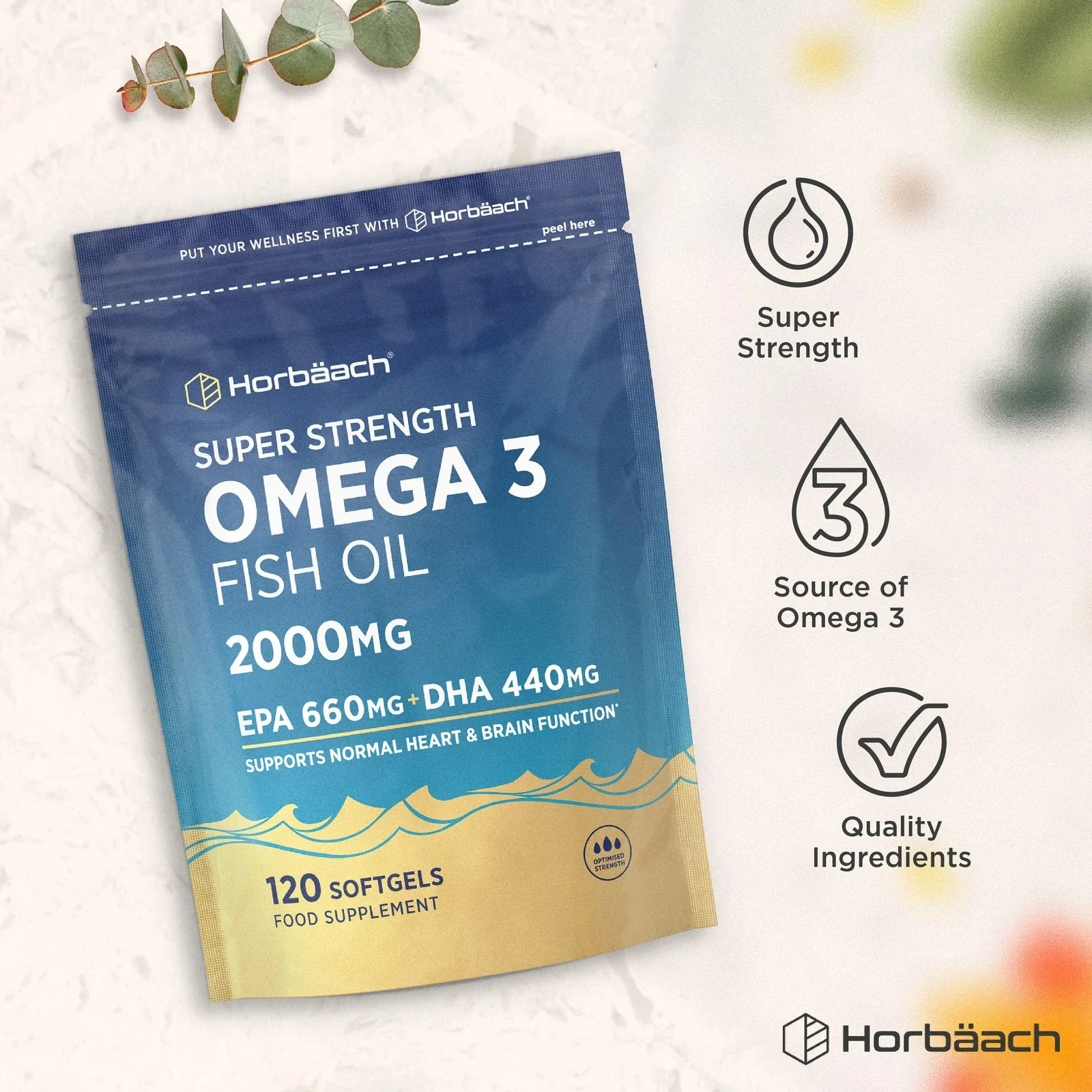 Omega 3 Fish Oil 2000 mg | 120 Softgels - Image 4