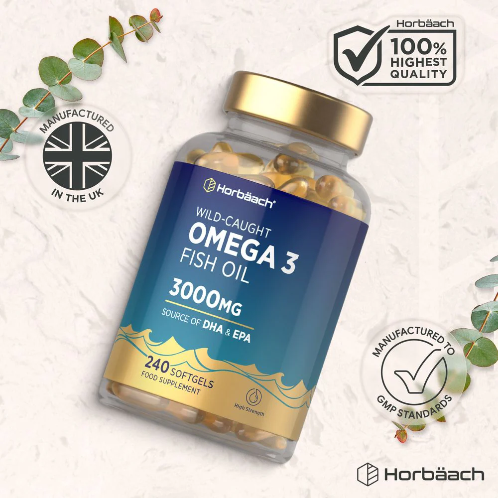 Omega 3 Fish Oil 3000 mg with EPA & DHA | 240 Softgels - Image 7