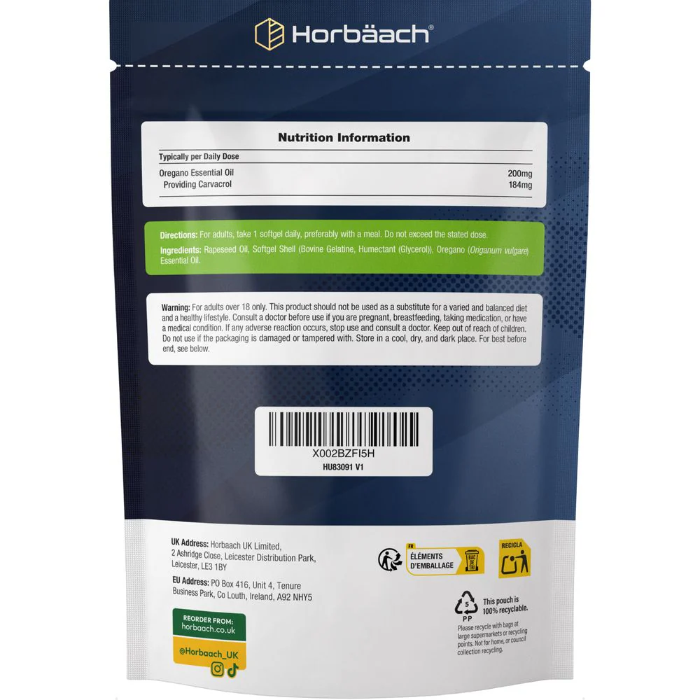 Oregano Oil 200 mg | 90 Softgels - Image 2