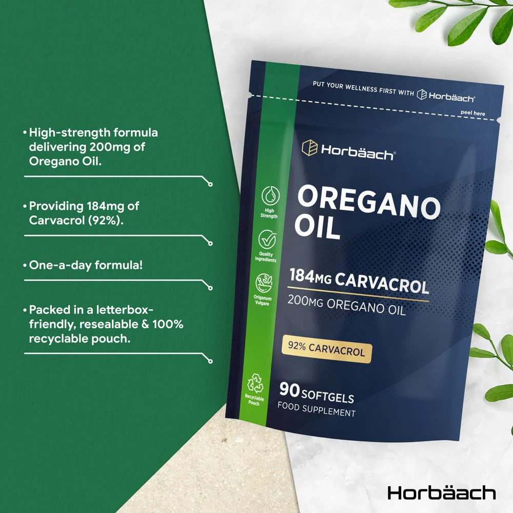 Oregano Oil 200 mg | 90 Softgels - Image 3