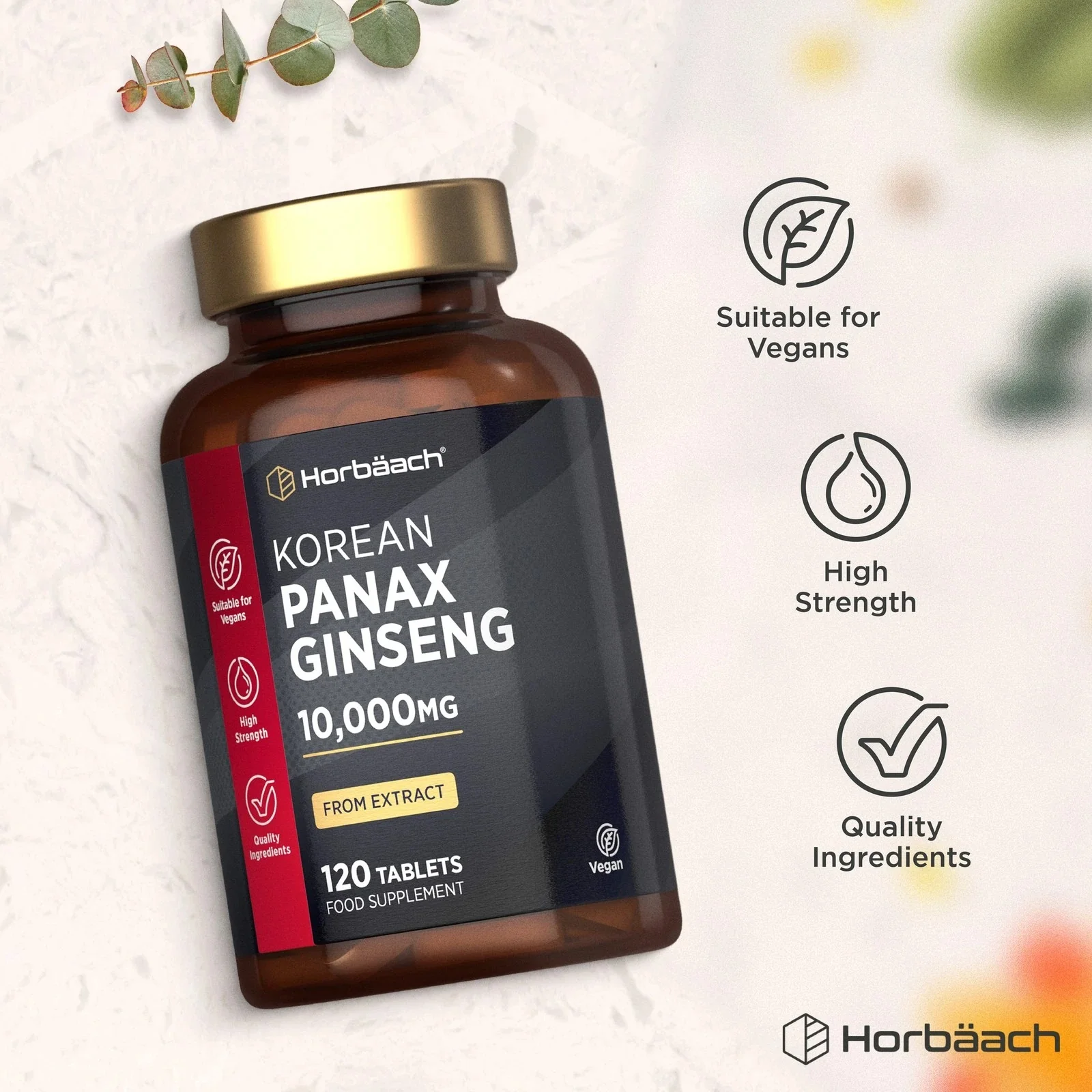 Panax Korean Ginseng 10,000 mg | 120 Tablets - Image 5