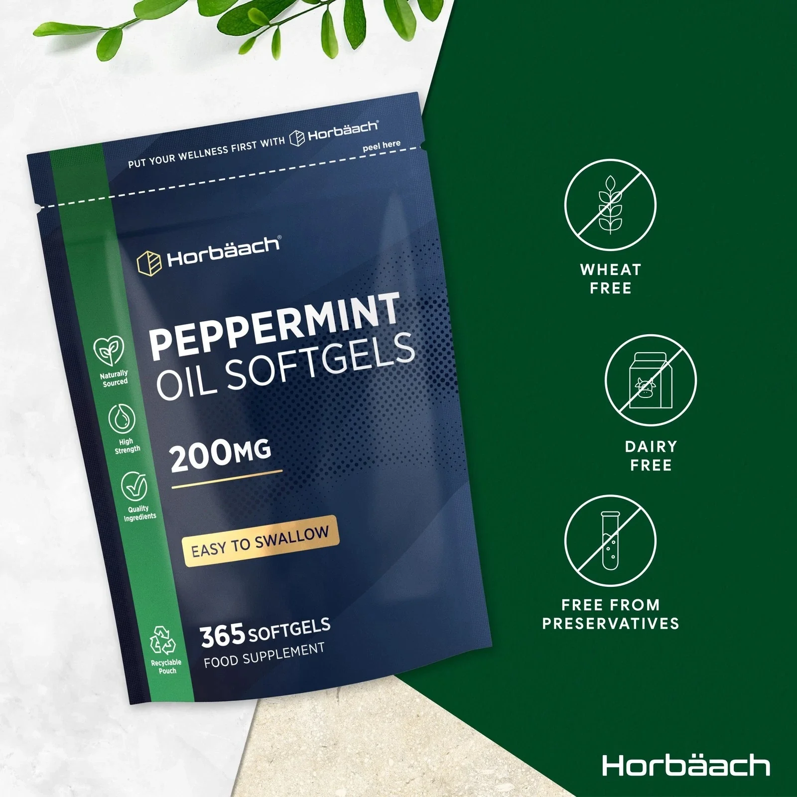 Peppermint Oil 200 mg | 365 Softgels - Image 4