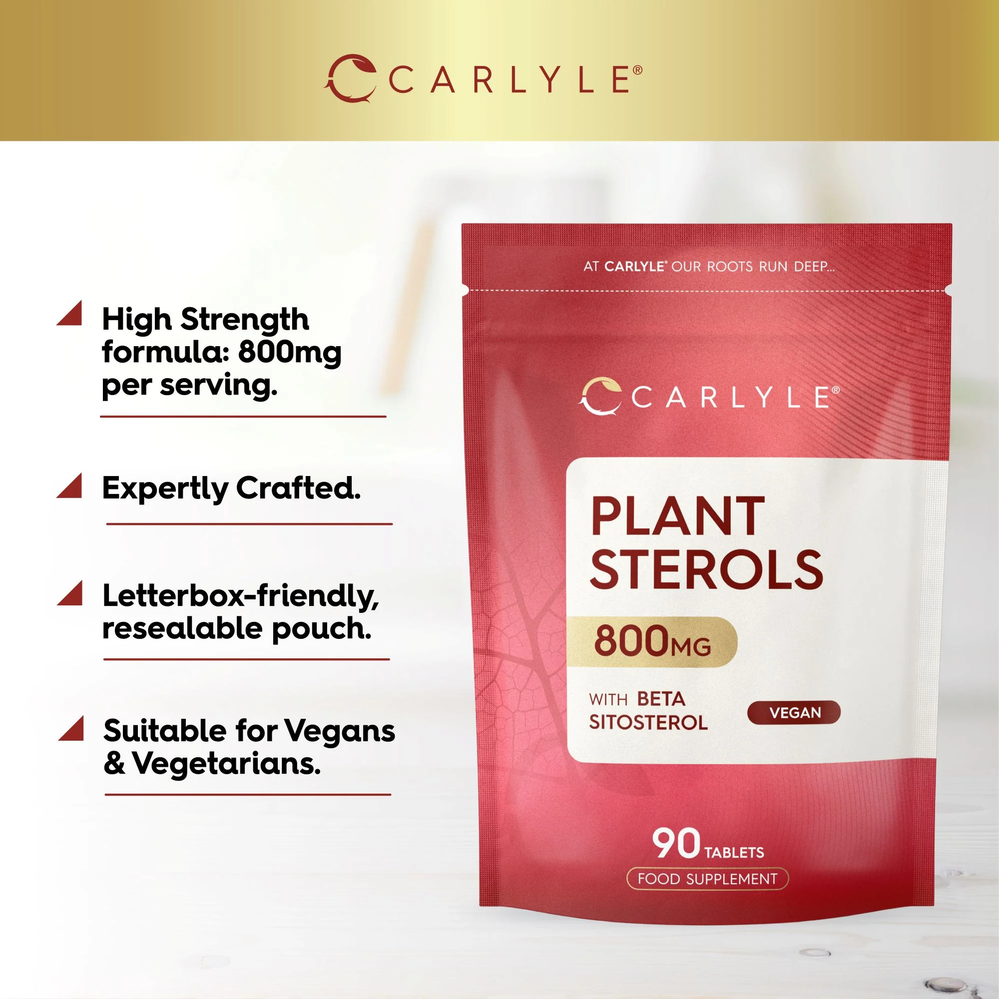 Plant Sterols 800 mg | 90 Tablets - Image 2