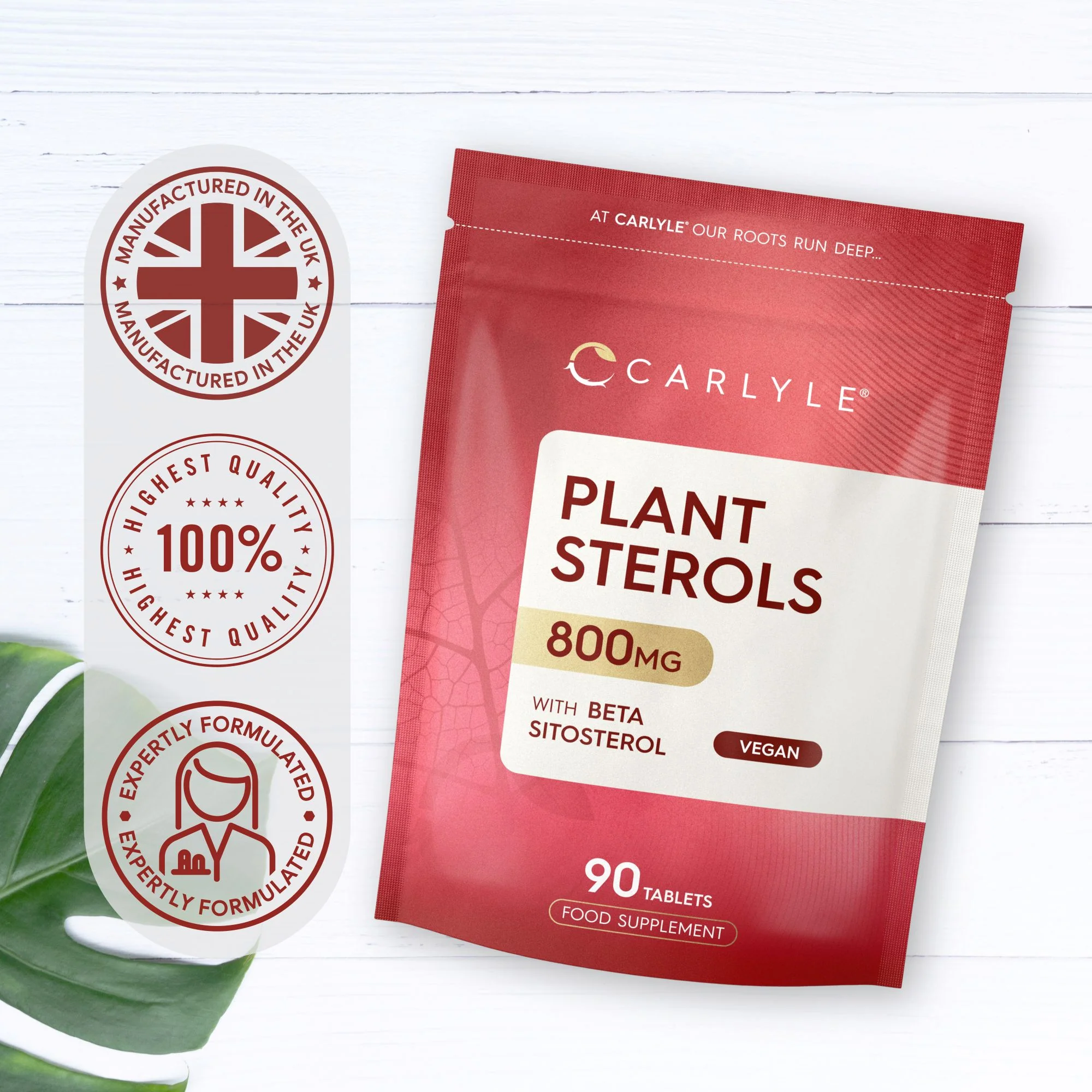Plant Sterols 800 mg | 90 Tablets - Image 5