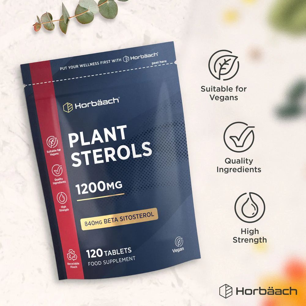 Plant Sterols with Beta Sitosterol 1200 mg | 120 Tablets - Image 5