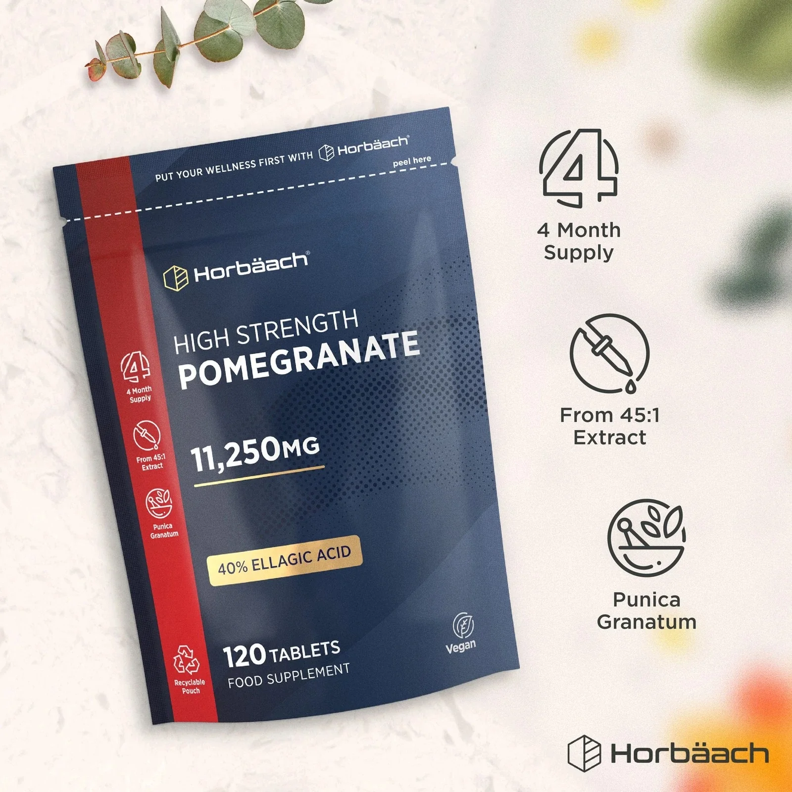 Pomegranate 11250 mg | 120 Tablets - Image 5