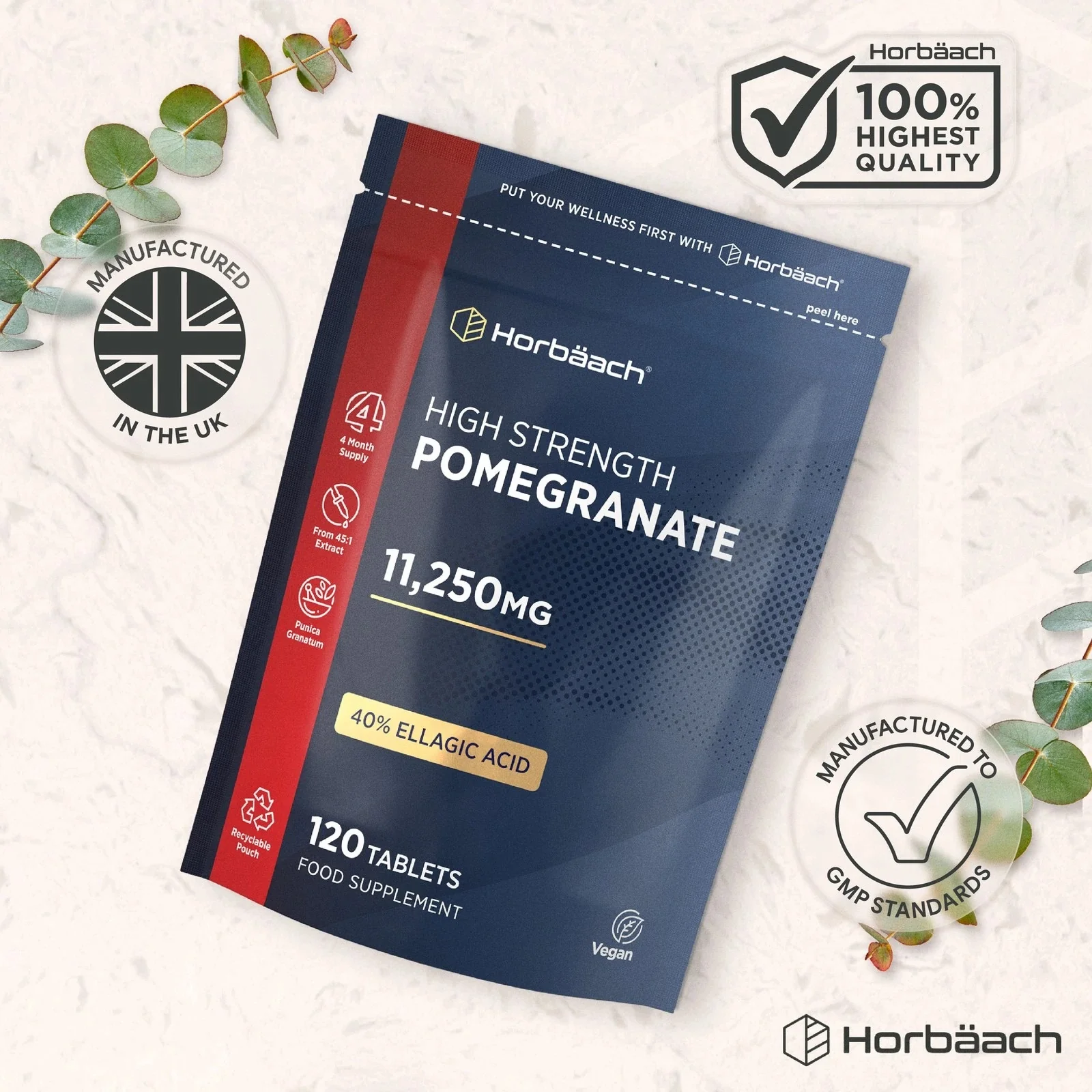 Pomegranate 11250 mg | 120 Tablets - Image 6
