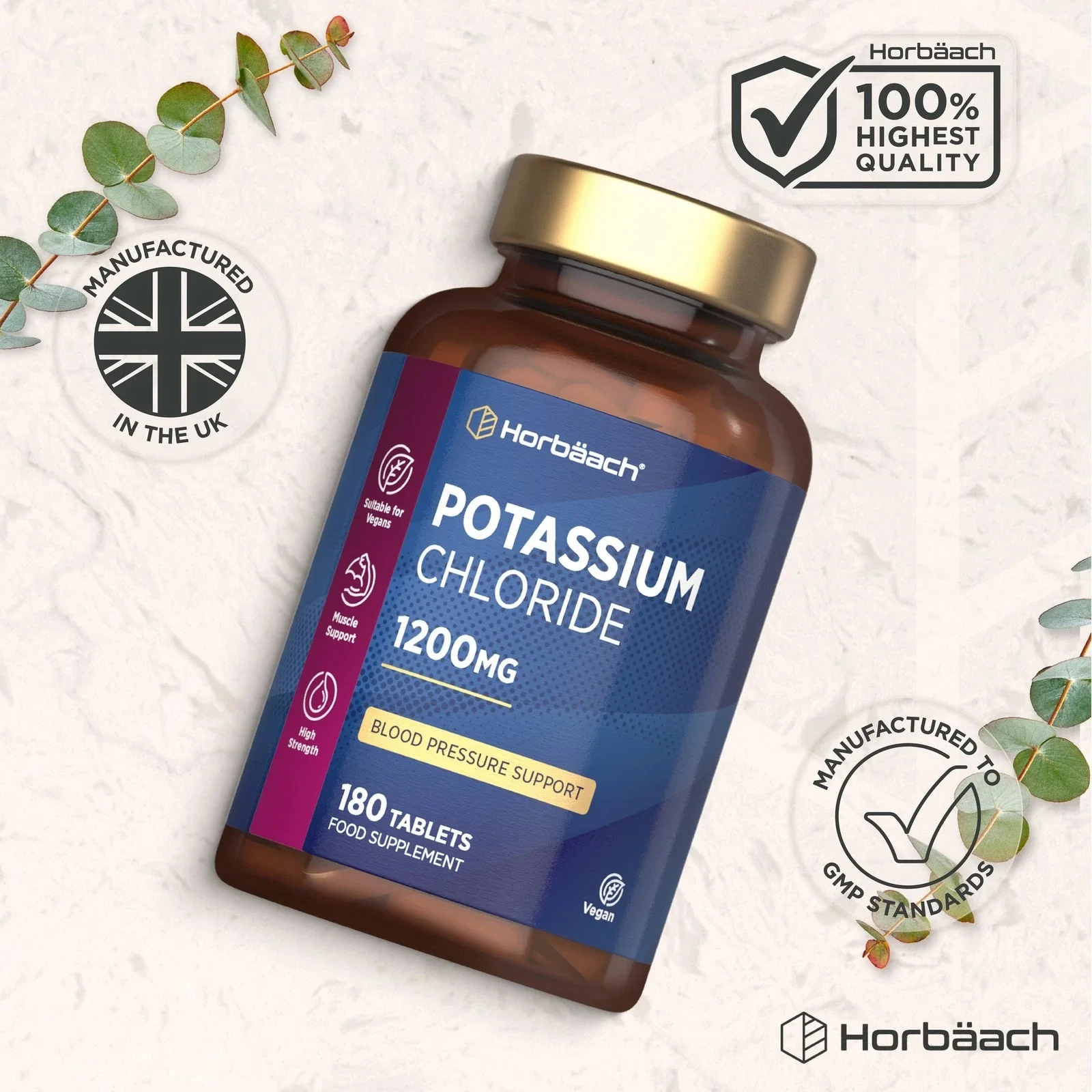 Potassium Chloride 1200 mg | 180 Tablets - Image 6
