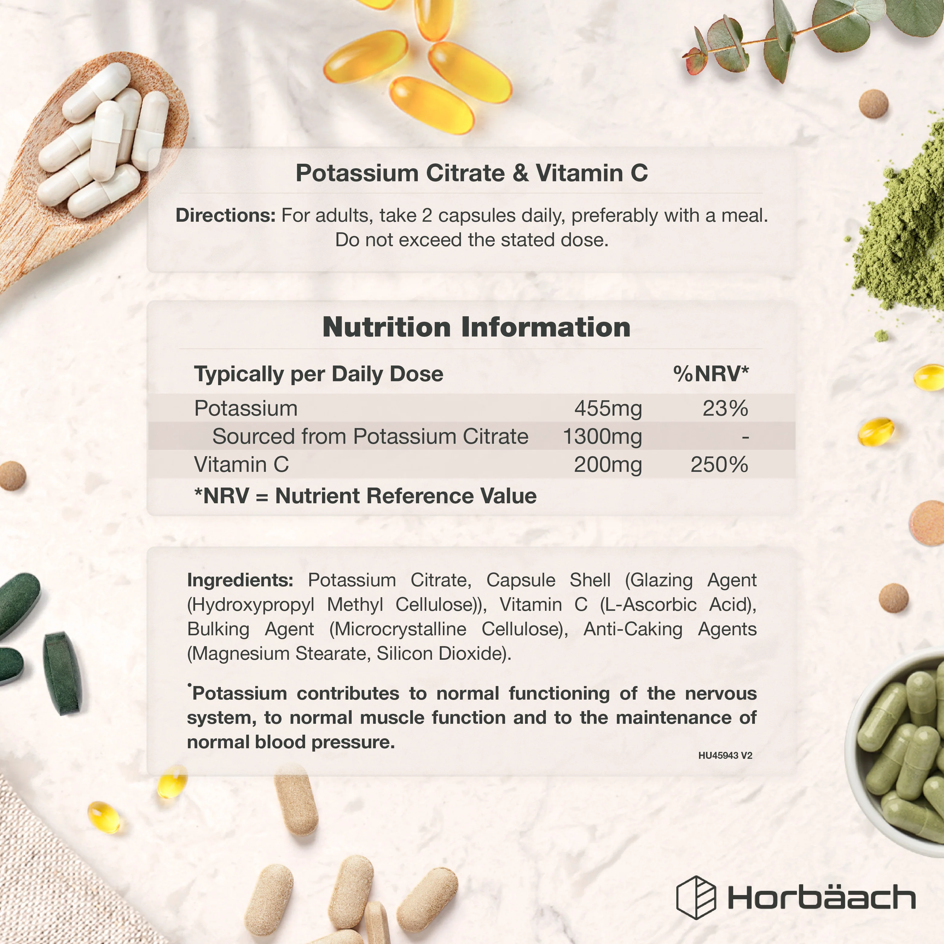 Potassium Citrate 1500 mg with Vitamin C | 120 Capsules - Image 3