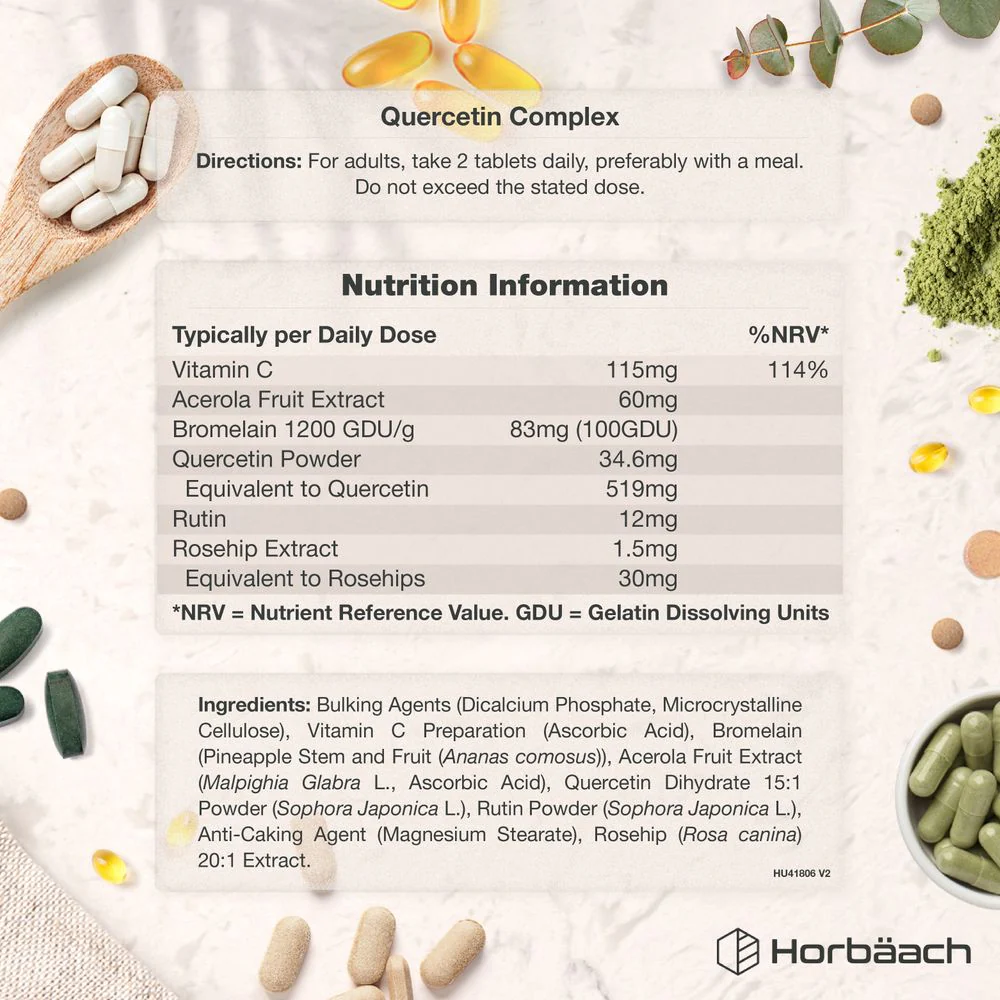 Quercetin Complex 815 mg | 120 Tablets - Image 3