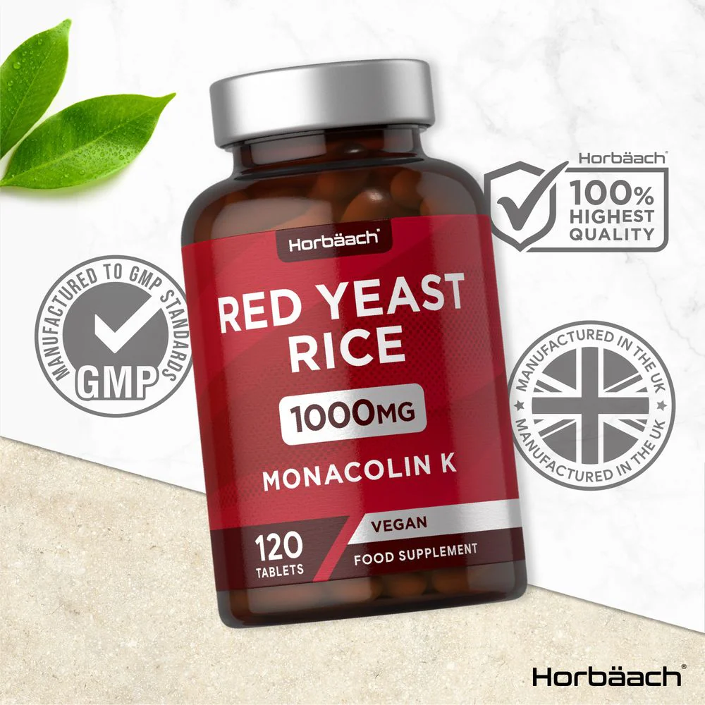 Red Yeast Rice 1000 mg | 120 Tablets - Image 5