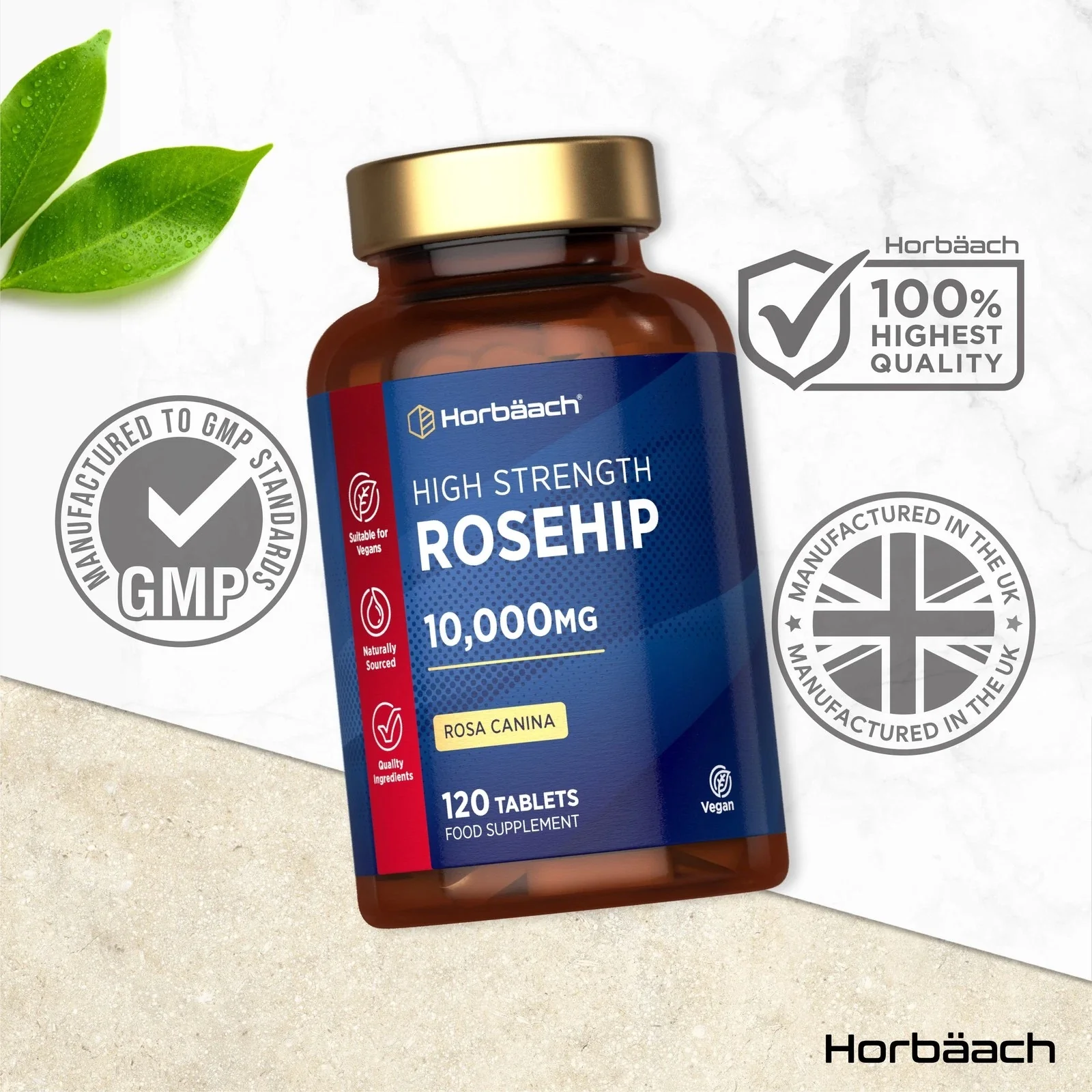 Rosehip 10,000 mg | 120 Tablets - Image 5