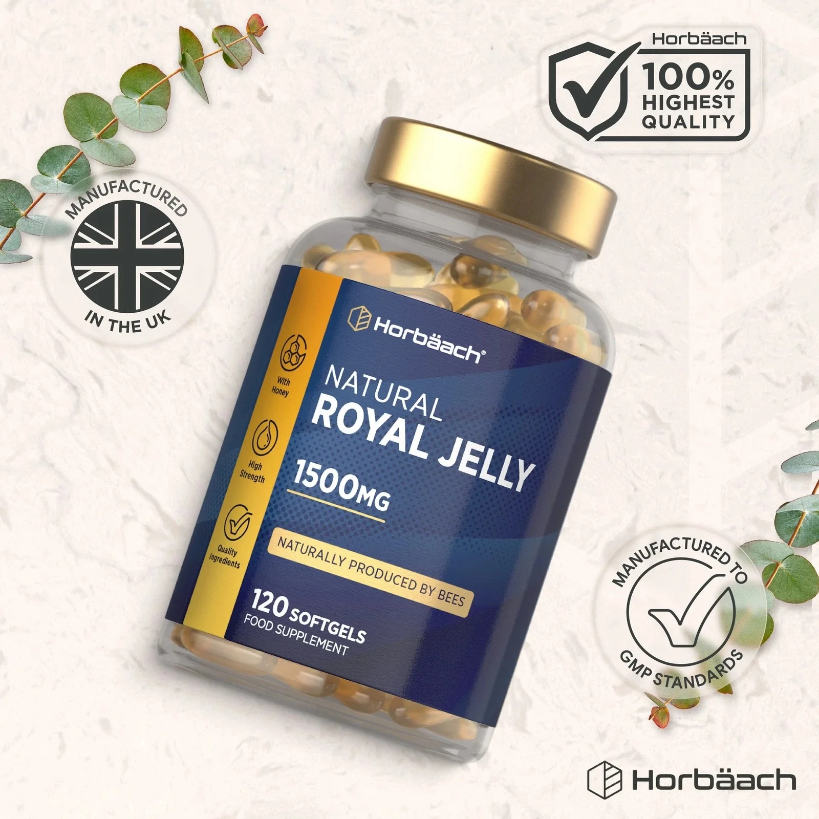 Royal Jelly 1500 mg | 120 Softgels - Image 6