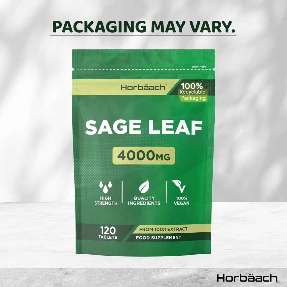 Sage Leaf 4000 mg | 120 Tablets - Image 4