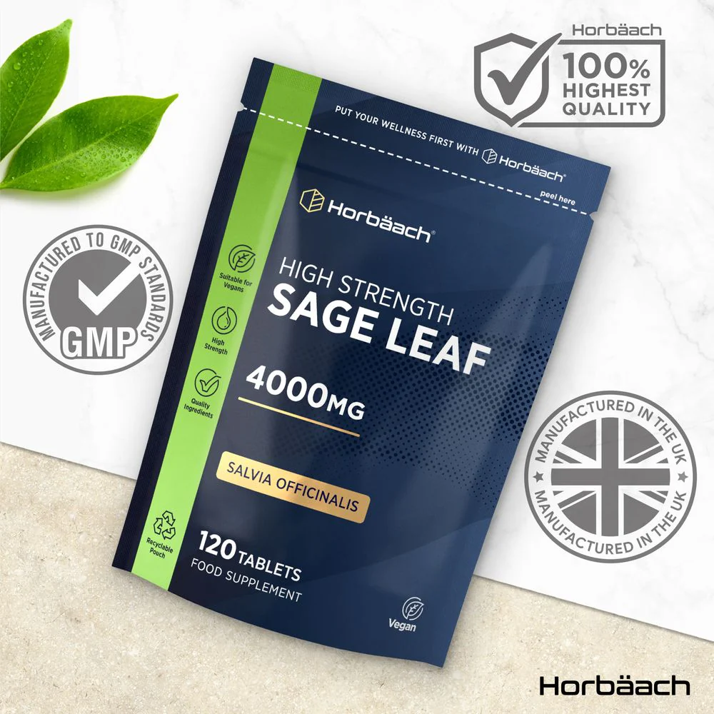 Sage Leaf 4000 mg | 120 Tablets - Image 5