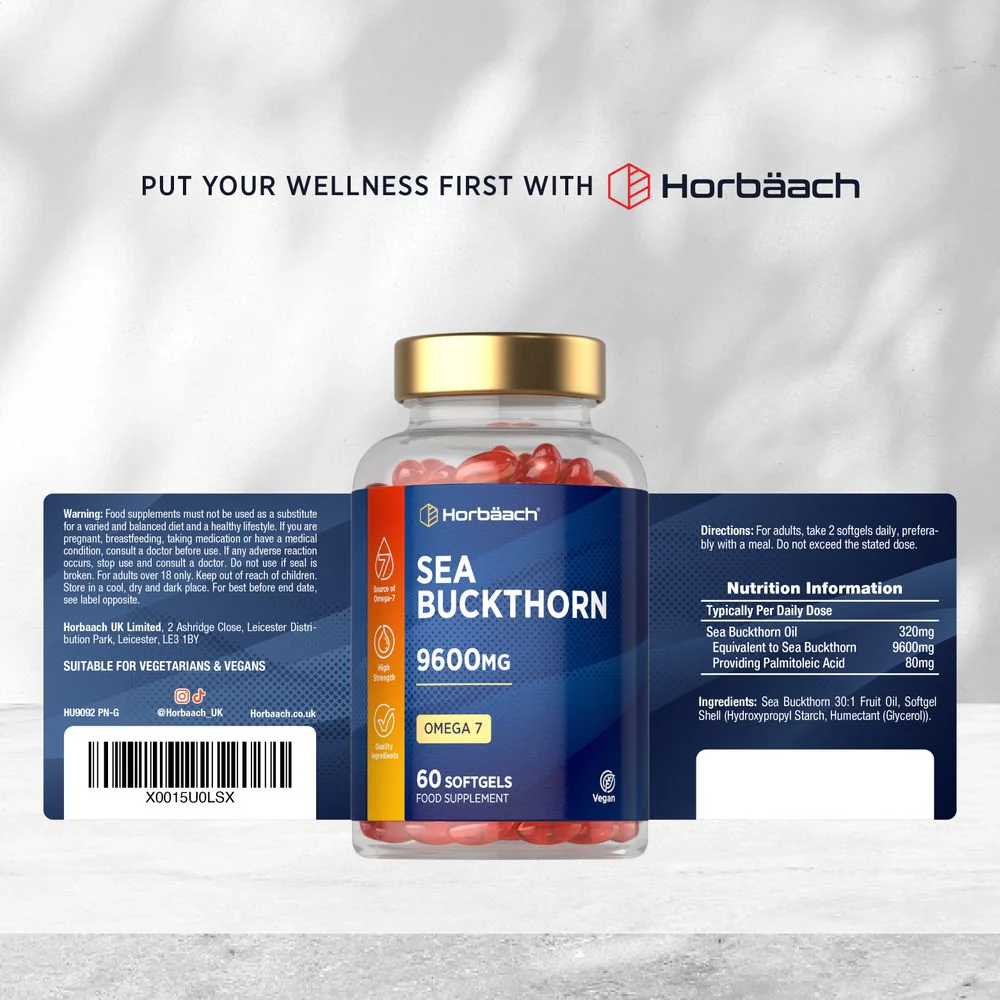 Sea Buckthorn Oil 9600 mg | 60 Softgels - Image 4