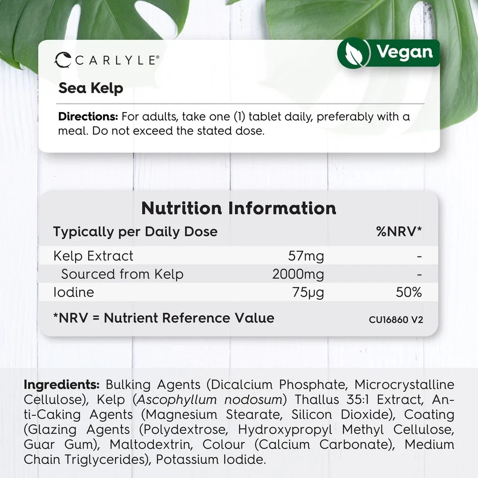 Sea Kelp 2000 mg | 240 Tablets - Image 4