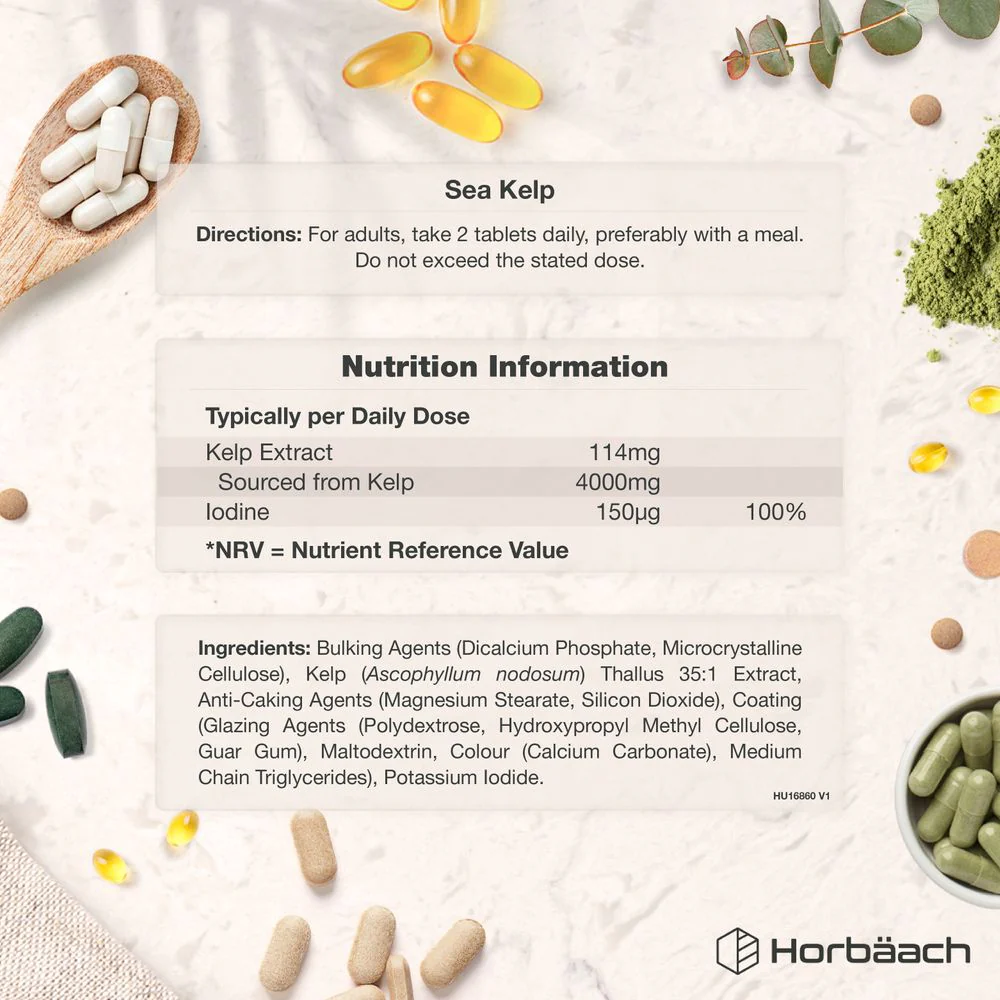 Sea Kelp 4000 mg | 180 Tablets - Image 3