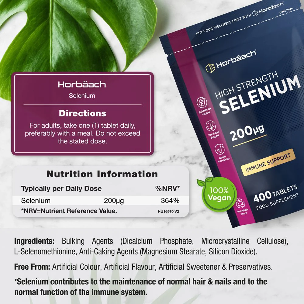 Selenium 200 mcg | 400 Tablets - Image 3