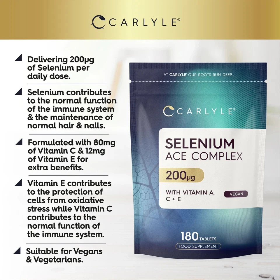 Selenium 200 ug | 180 Tablets - Image 2