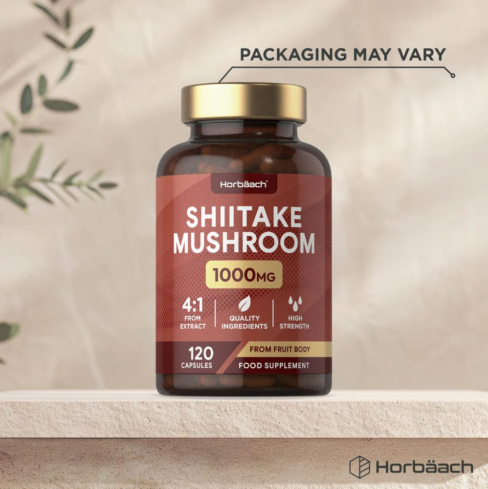 Shiitake Mushroom 1000 mg | 120 Capsules - Image 4