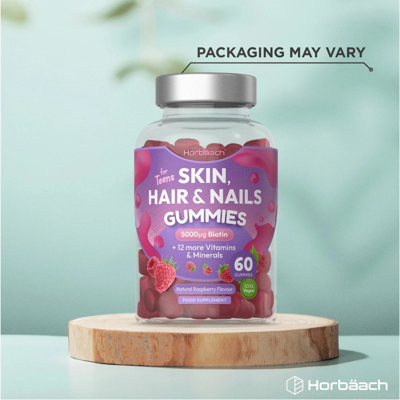 Skin Hair and Nail Vitamins | 60 Gummies - Image 4
