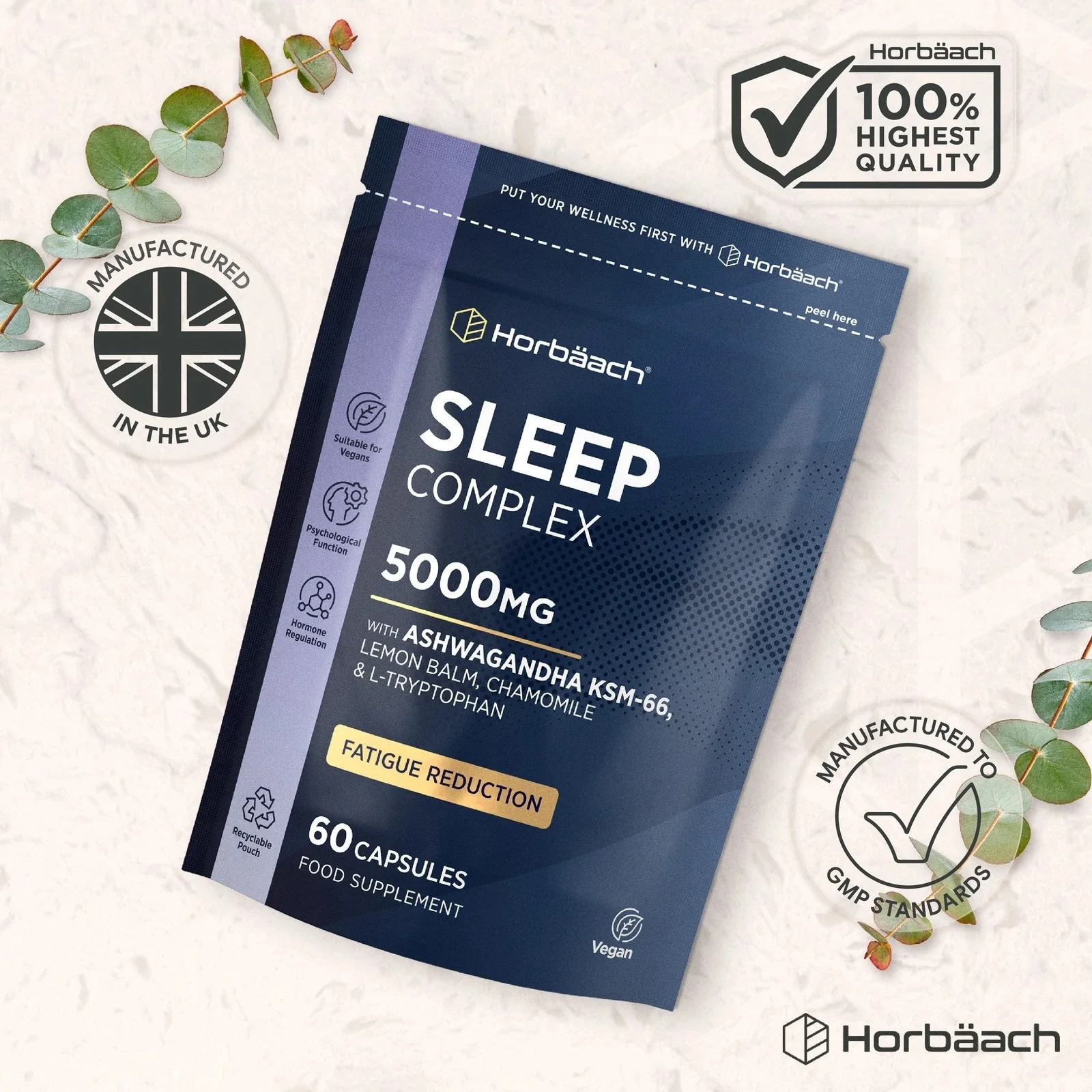 Sleep Complex 5000 mg | 60 Capsules - Image 6
