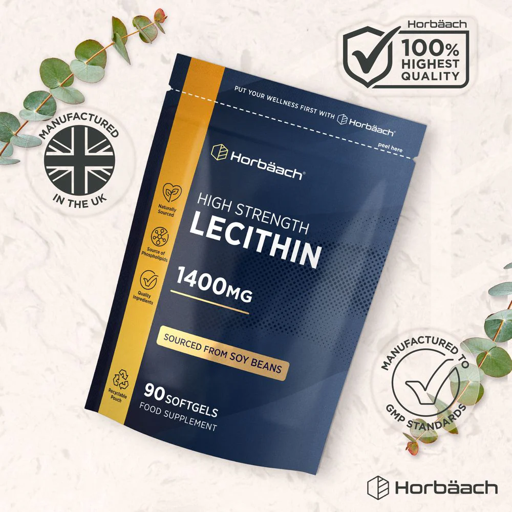 Soy Lecithin 1400 mg | 90 Softgels - Image 6