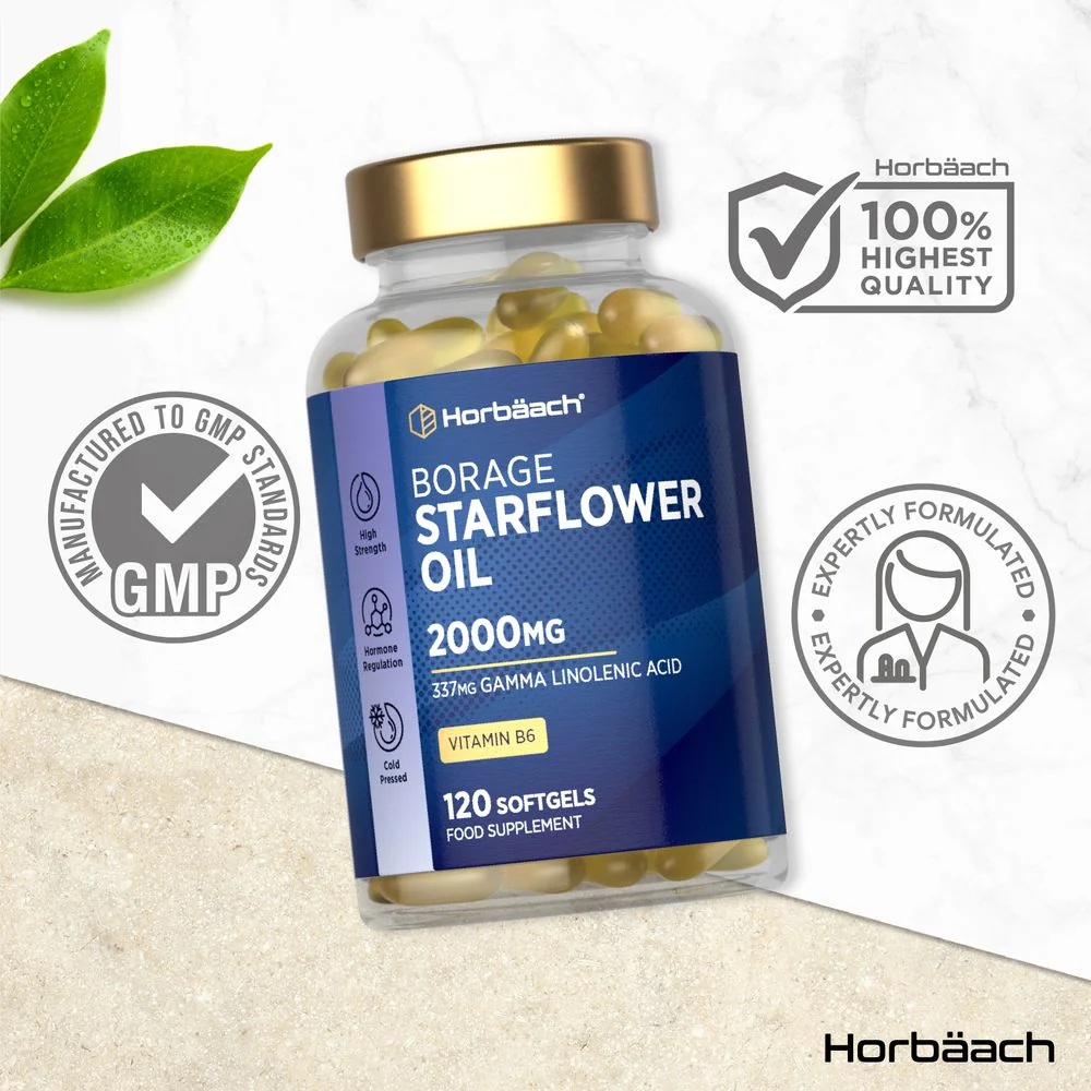 Starflower Oil 2000 mg | 120 Softgels - Image 4