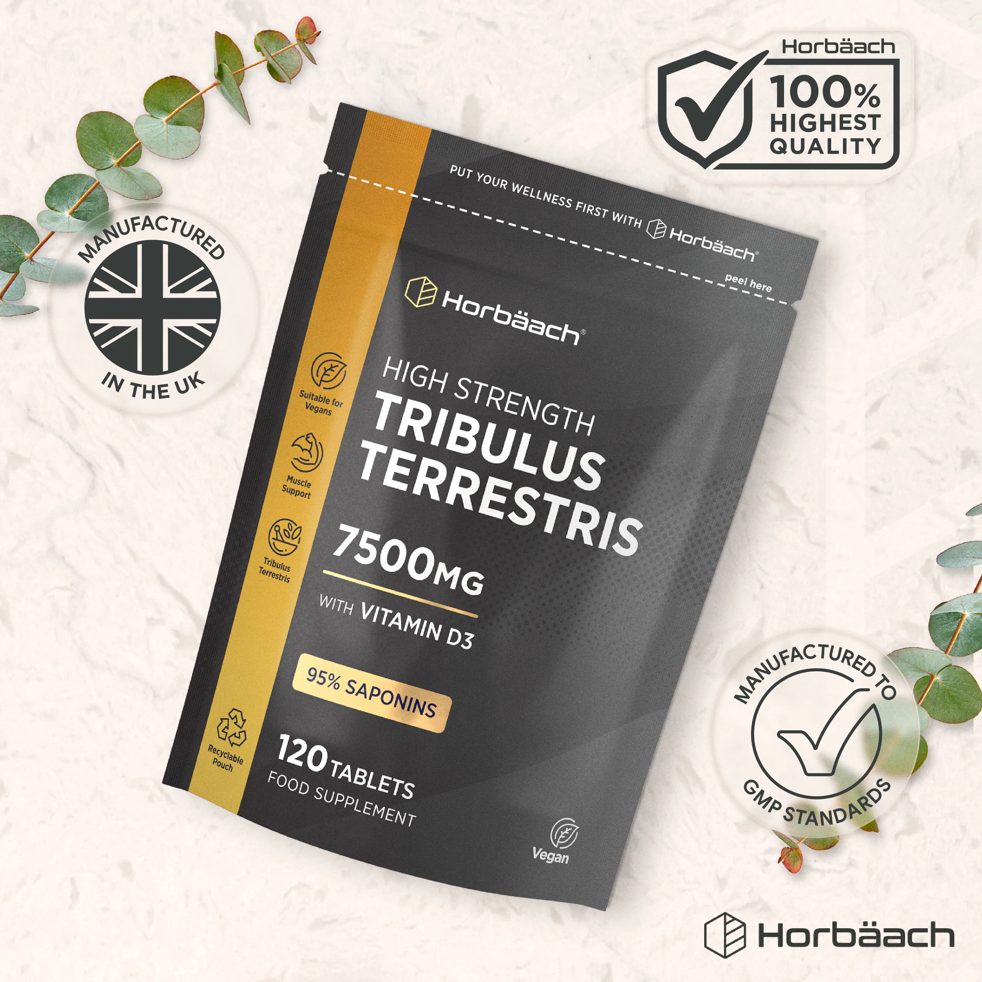Tribulus Terrestris 7500 mg | 120 Tablets - Image 6