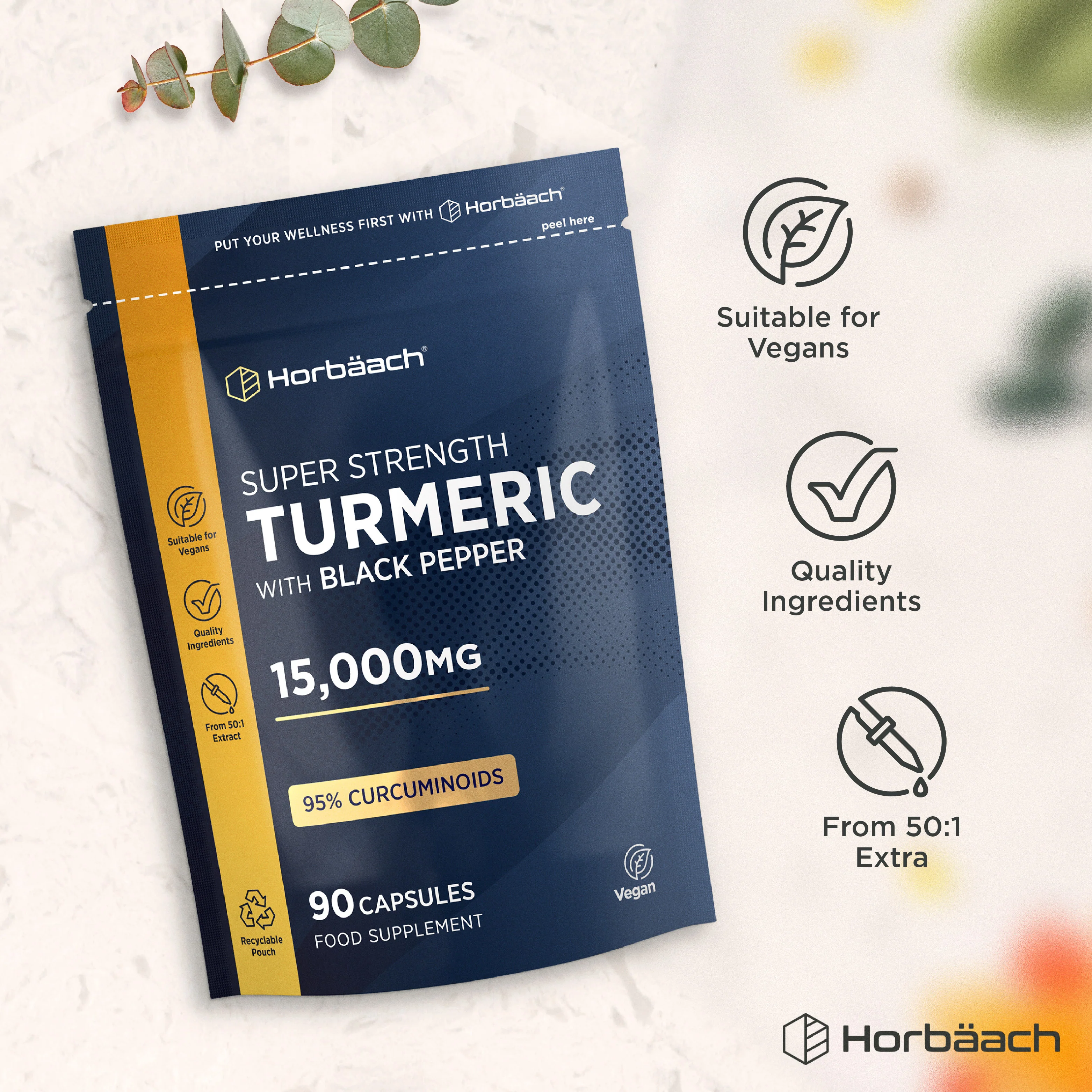 Turmeric 15,000 mg | 90 Capsules - Image 4