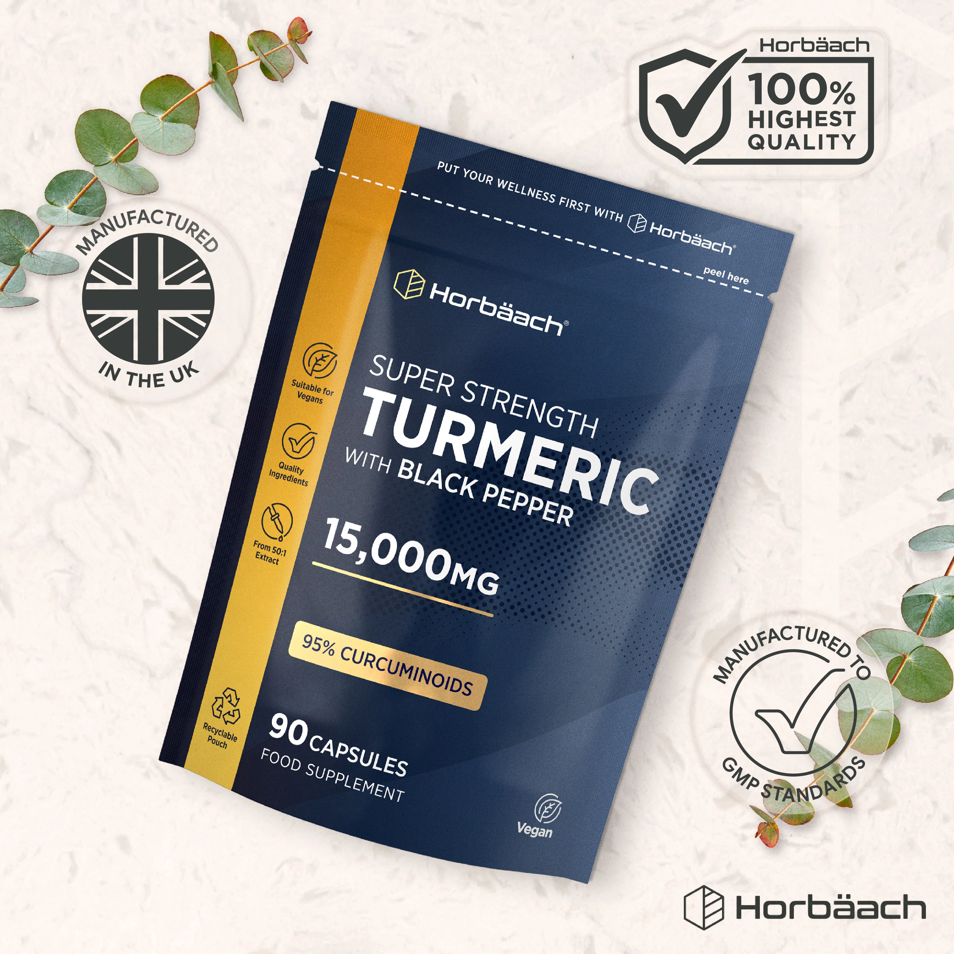 Turmeric 15,000 mg | 90 Capsules - Image 5
