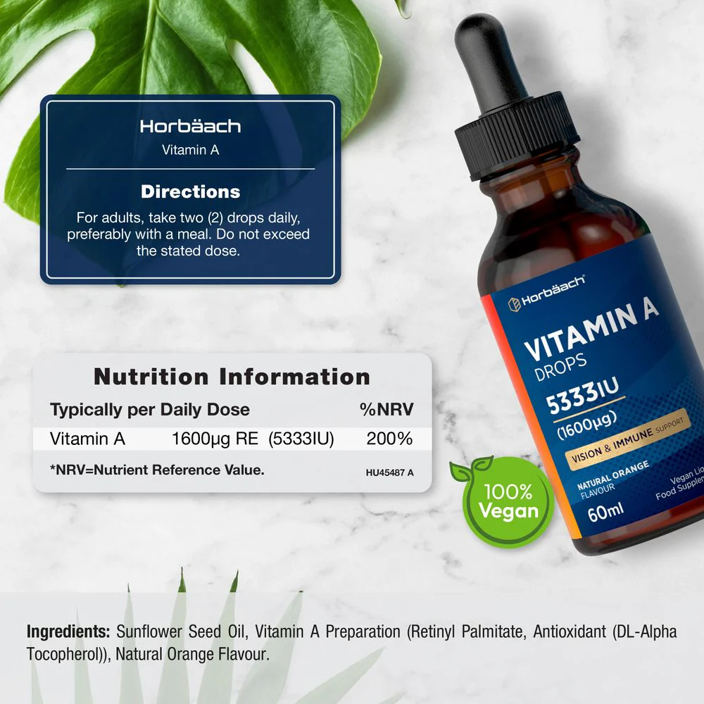 Vitamin A Liquid 5333 IU | 60 ml - Image 3