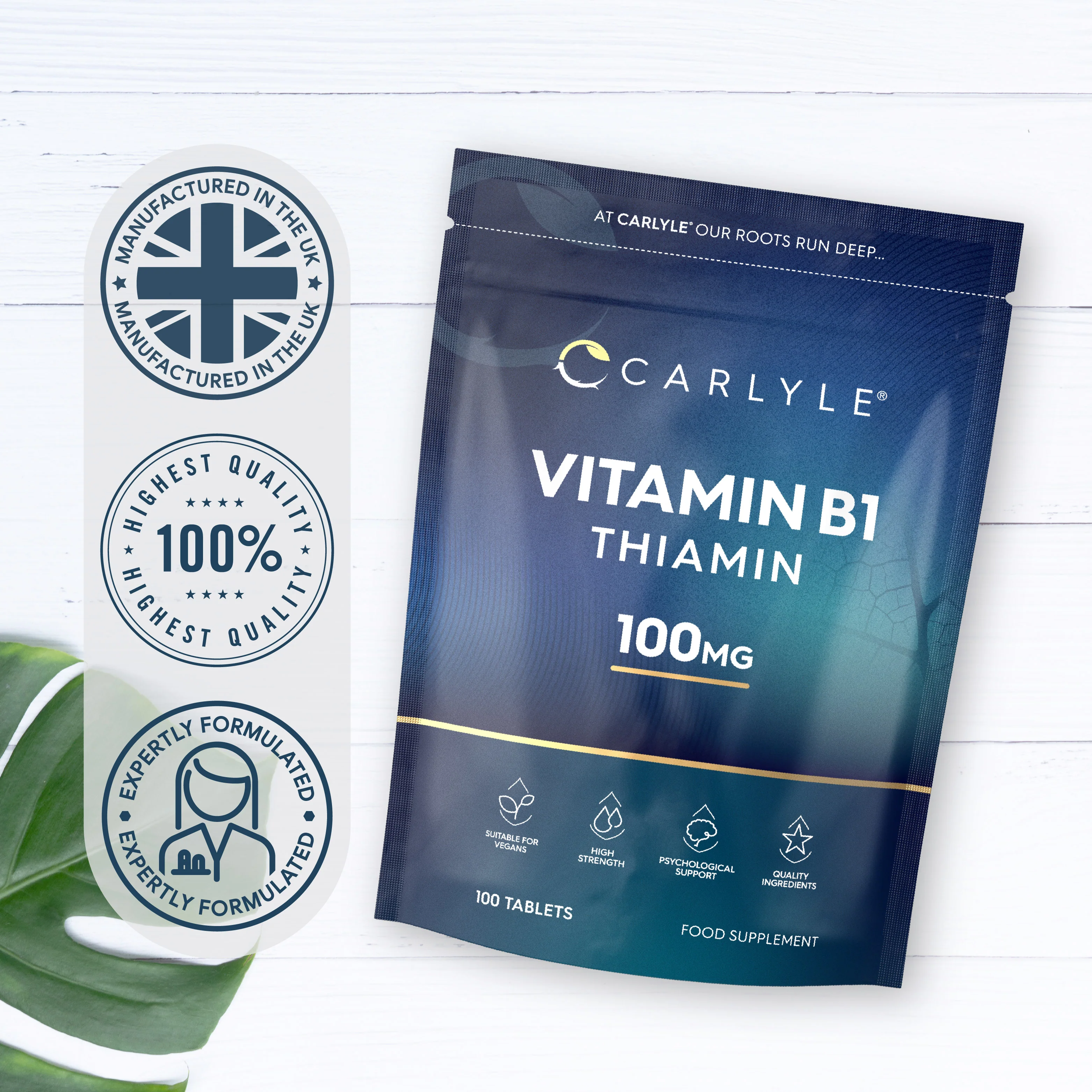 Vitamin B1 Thiamin 100 mg | 100 Tablets - Image 7