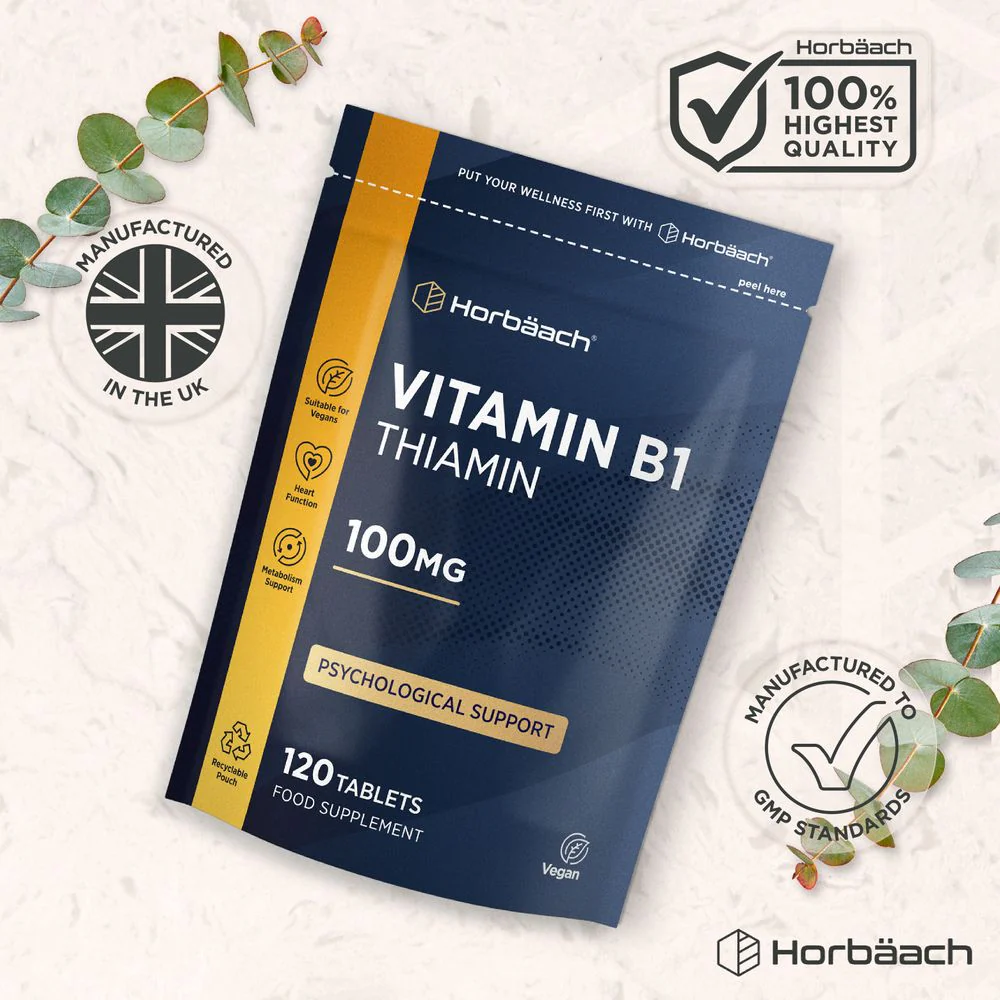 Vitamin B1 Thiamine 100 mg | 120 Tablets - Image 6