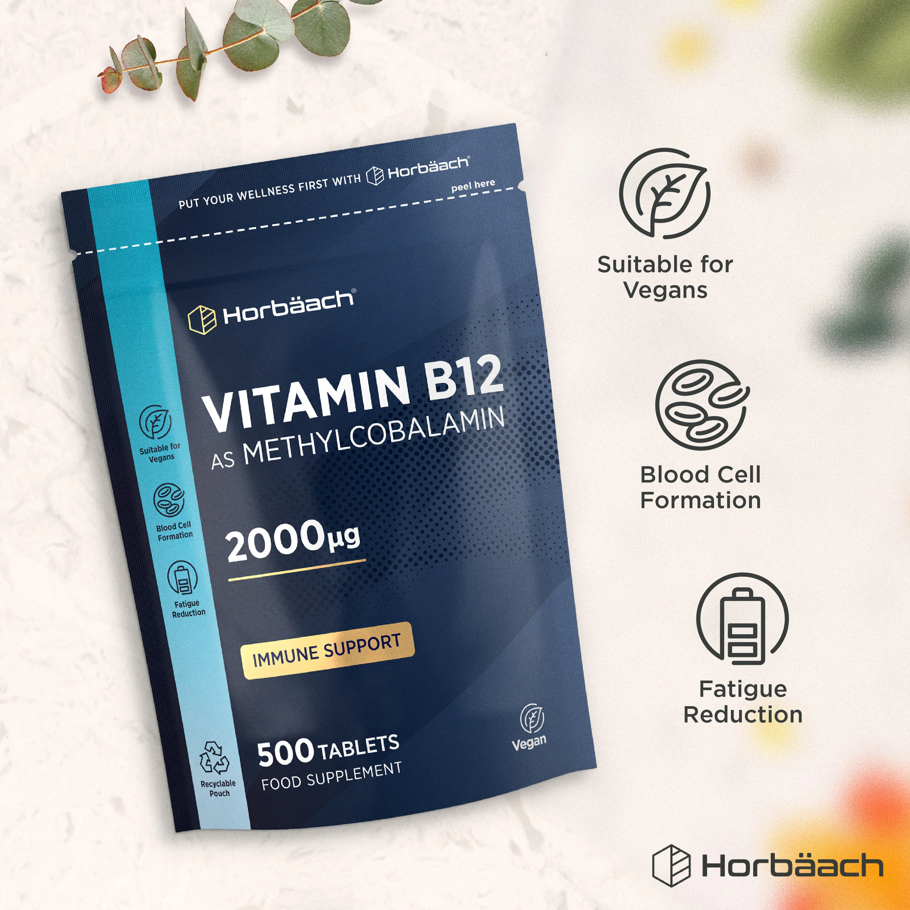 Vitamin B12 2000 mcg | 500 Tablets - Image 4