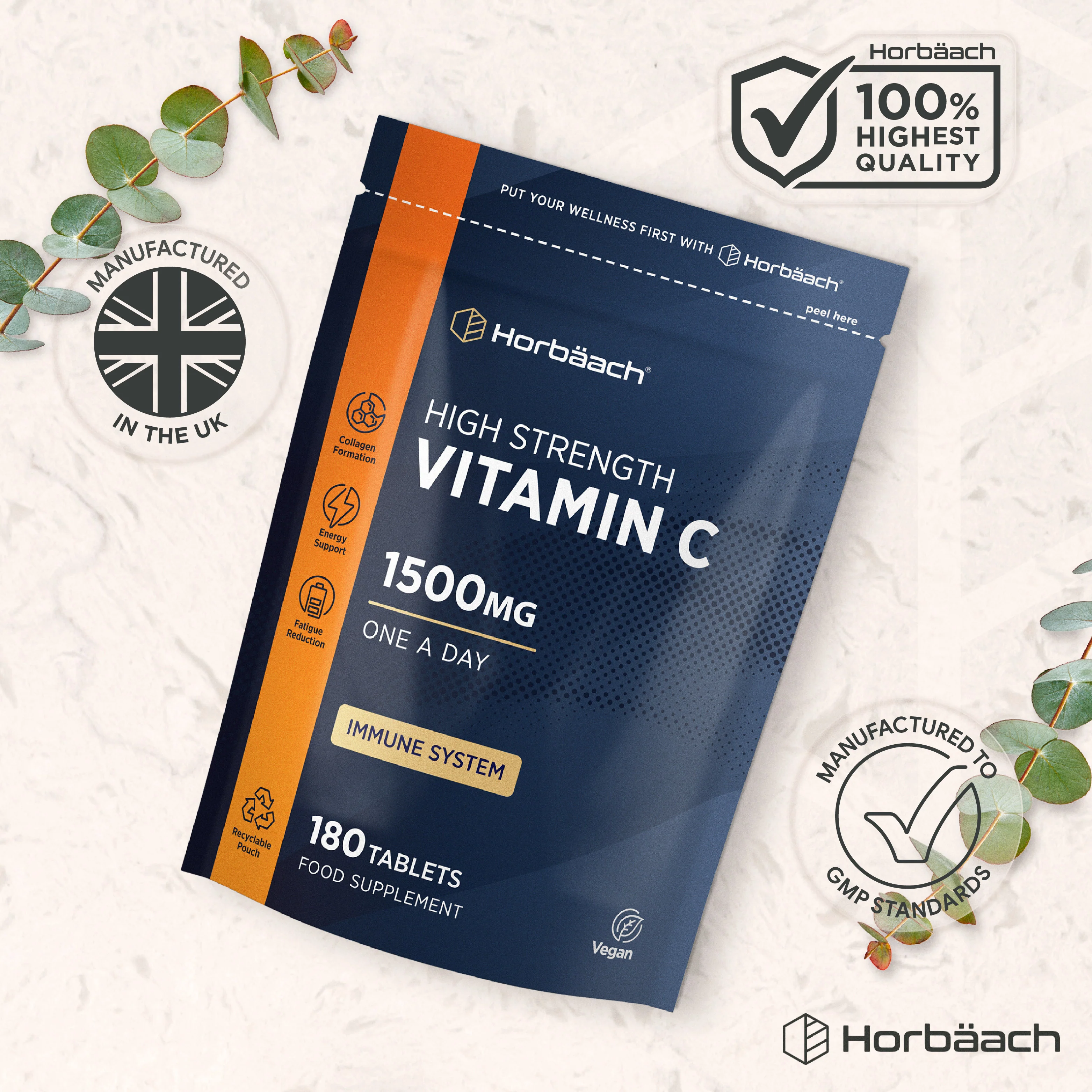 Vitamin C 1500 mg | 180 Tablets - Image 5