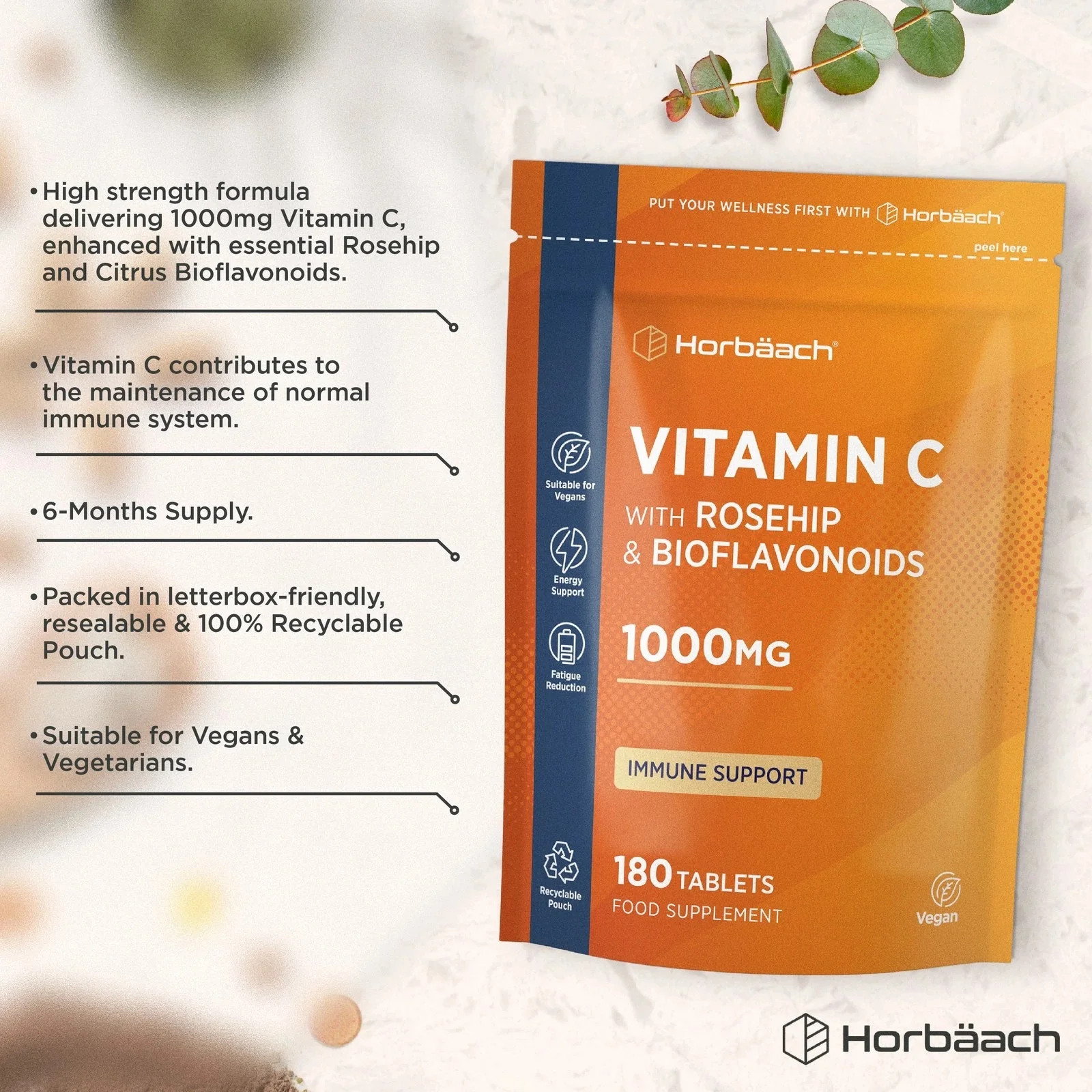 Vitamin C Complex 1000 mg | 180 Tablets - Image 2
