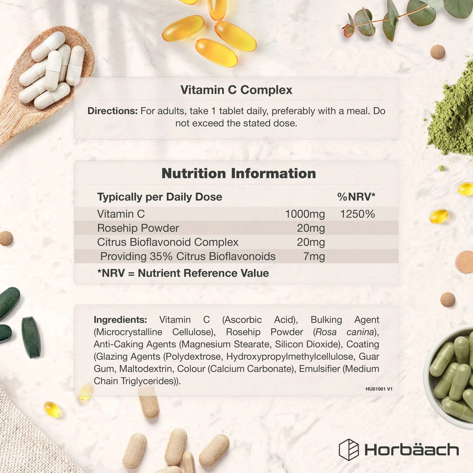 Vitamin C Complex 1000 mg | 180 Tablets - Image 3