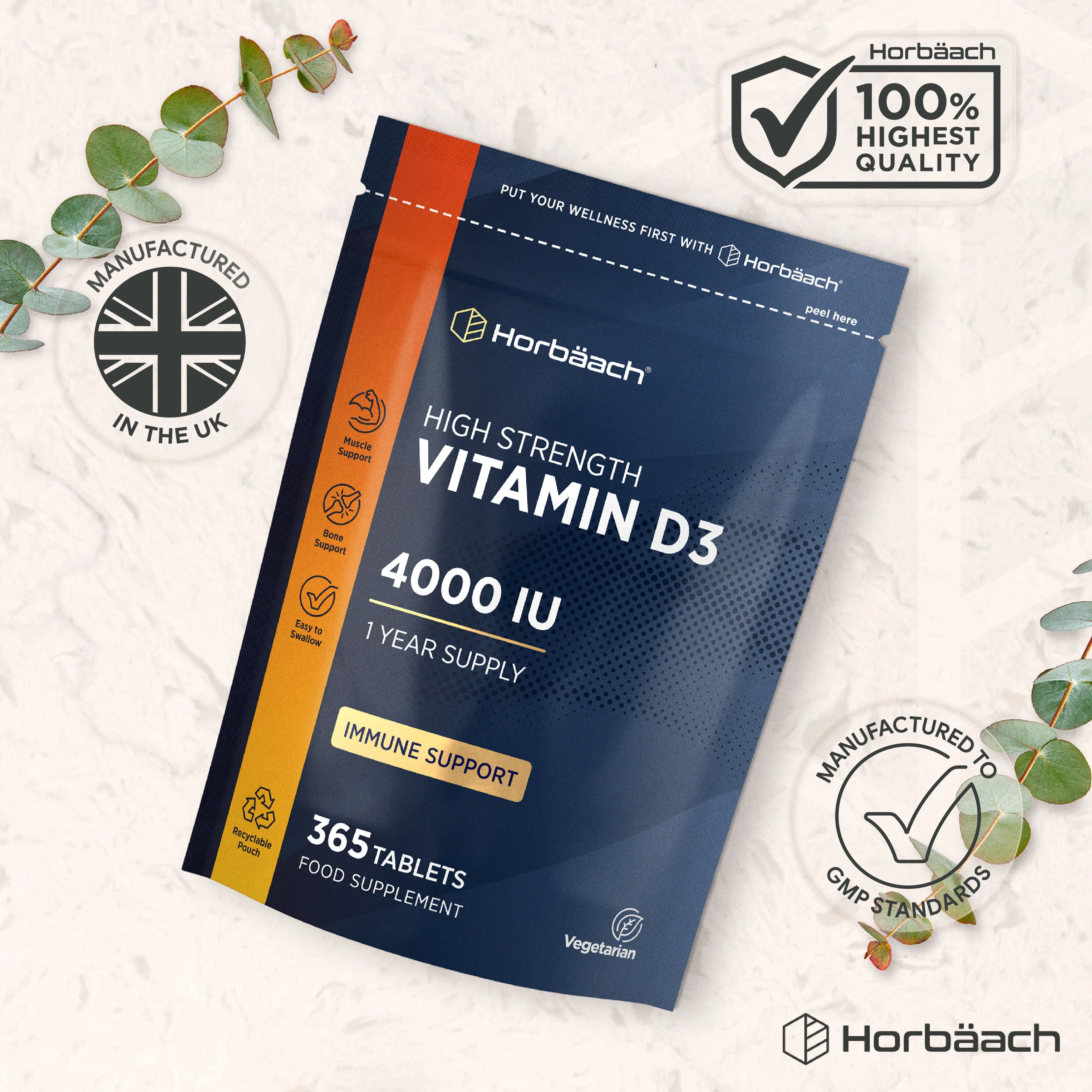 Vitamin D 4000 IU | 365 Tablets - Image 5